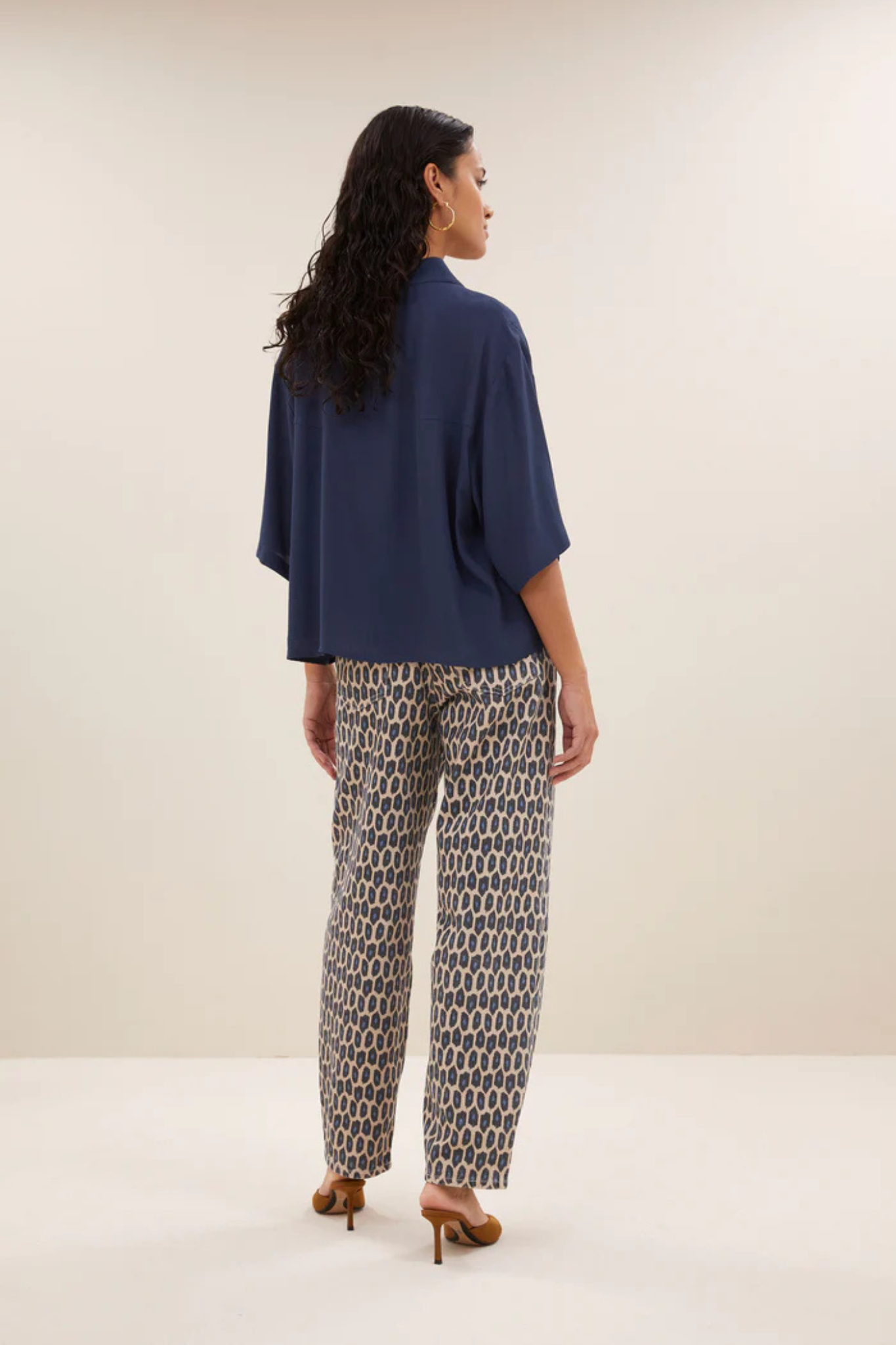 OWEN VISCOSE BLOUSE - WINTER BLUE