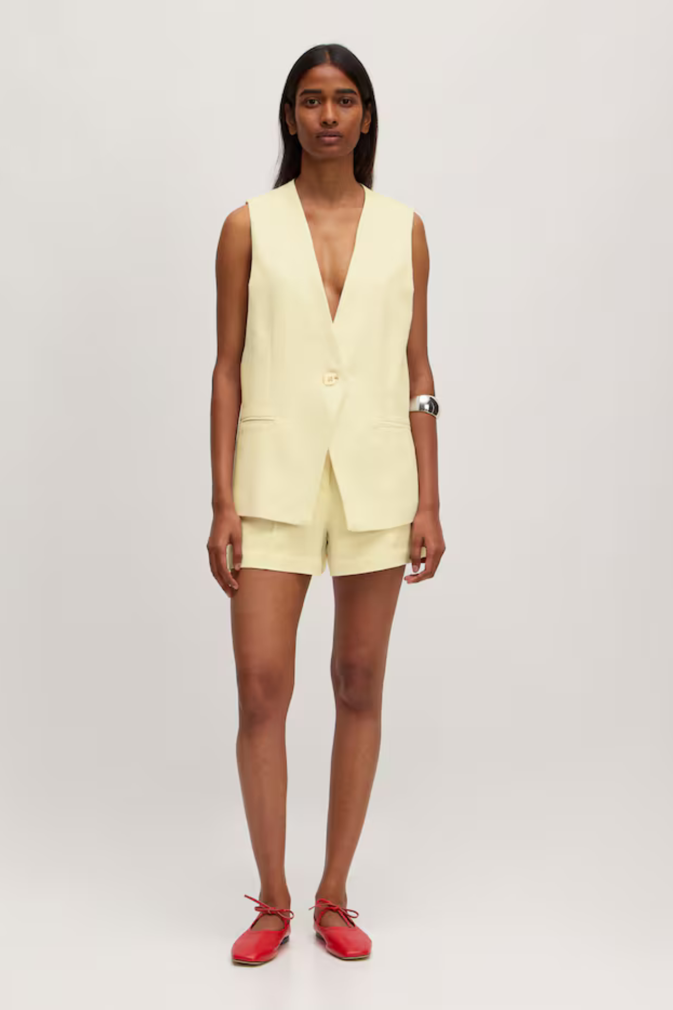 VINCENZA SHORTS - DOUBLE CREAM