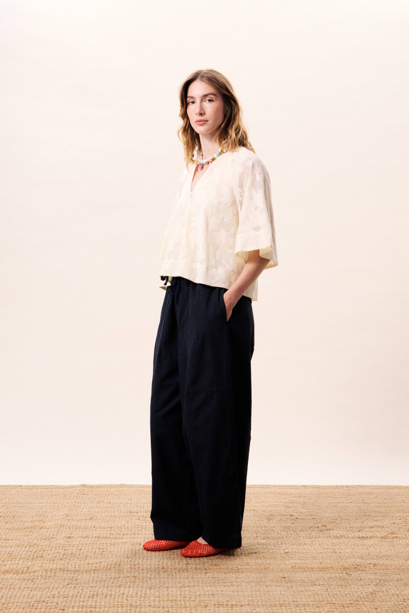 MARESIAS BLOUSE - CREAM