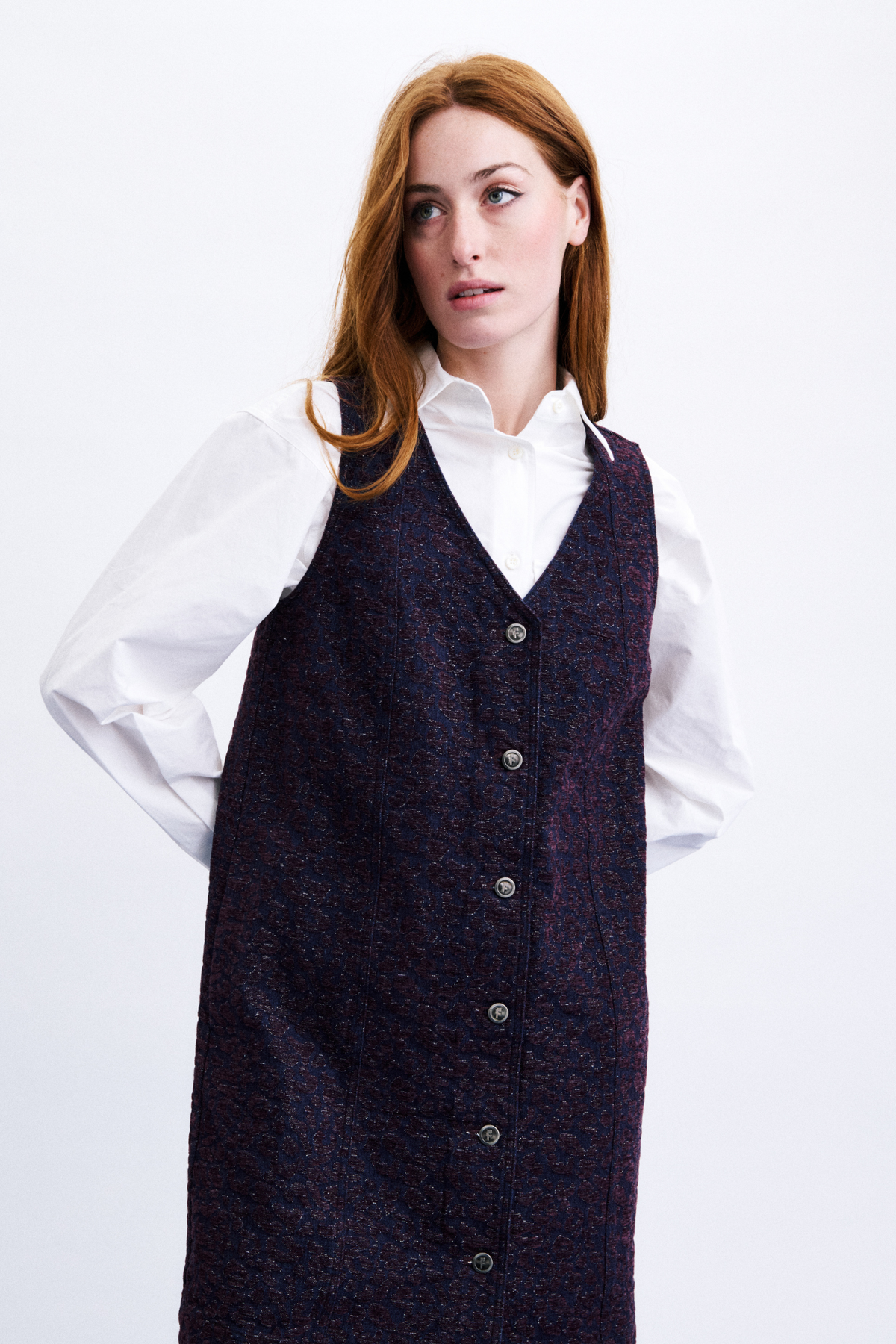 SEOCHON DRESS - BORDEAUX