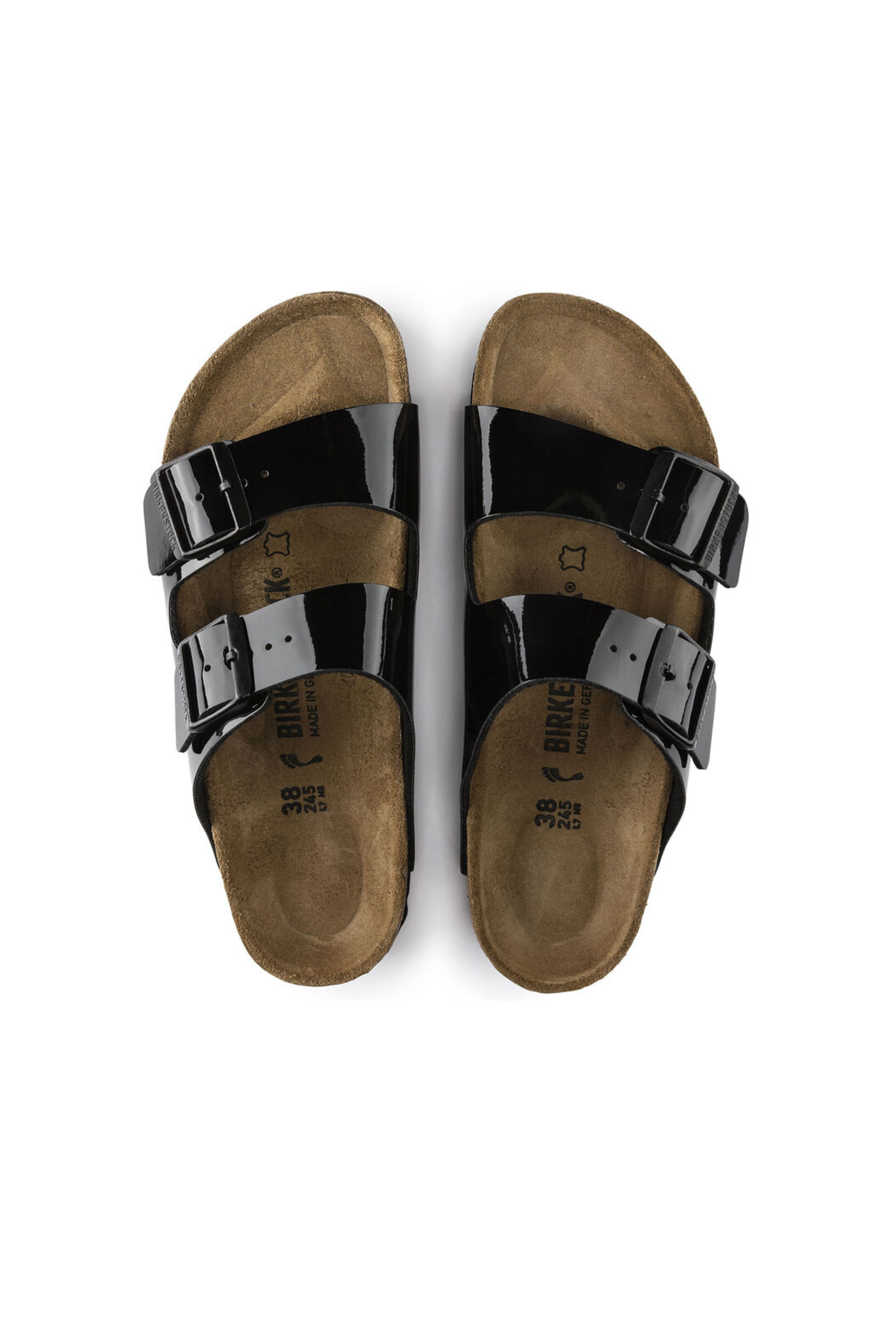 ARIZONA BF SANDAL - PATENT BLACK