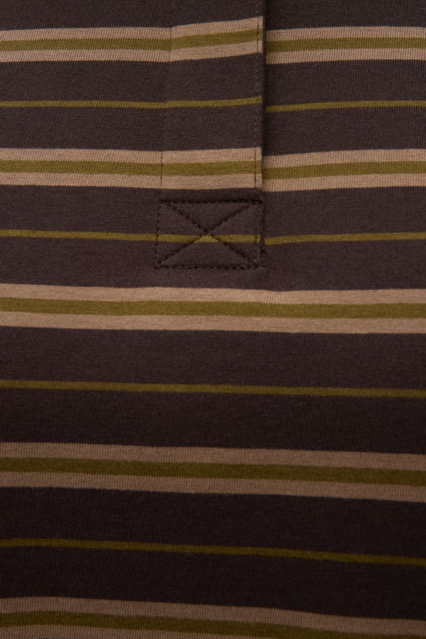 KULLA LS POLO ST - OLIVE TORTE STRIPE