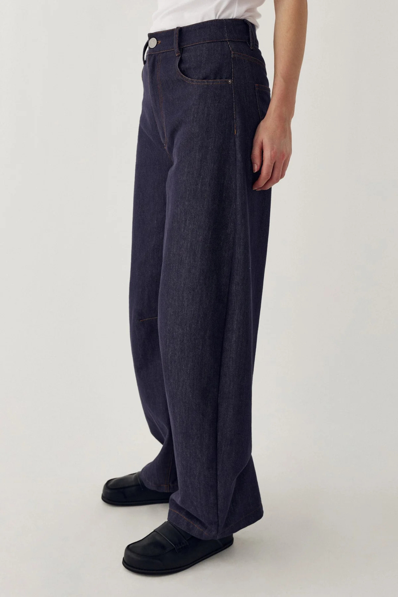 MICHIYO MW JEANS - BLUE RINSE WASH