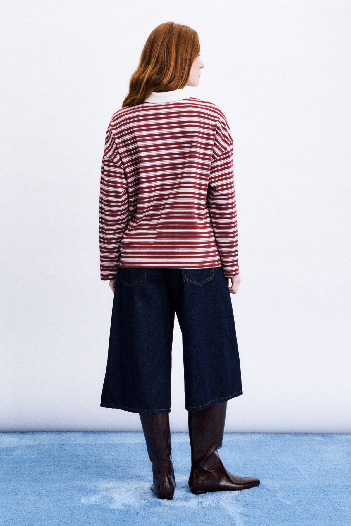 RUMOI POLOSHIRT - BORDEAUX