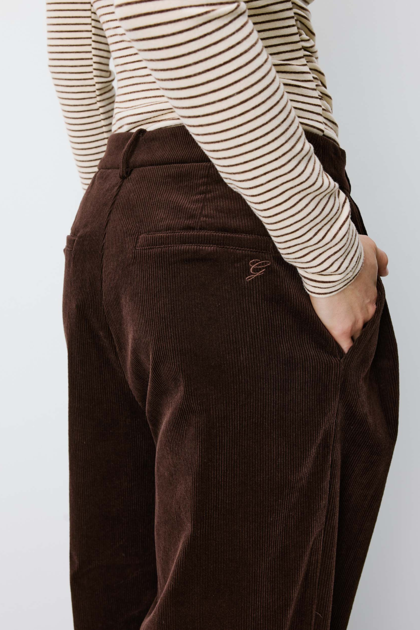 ABRIEL PANTS - CHOCOLAT