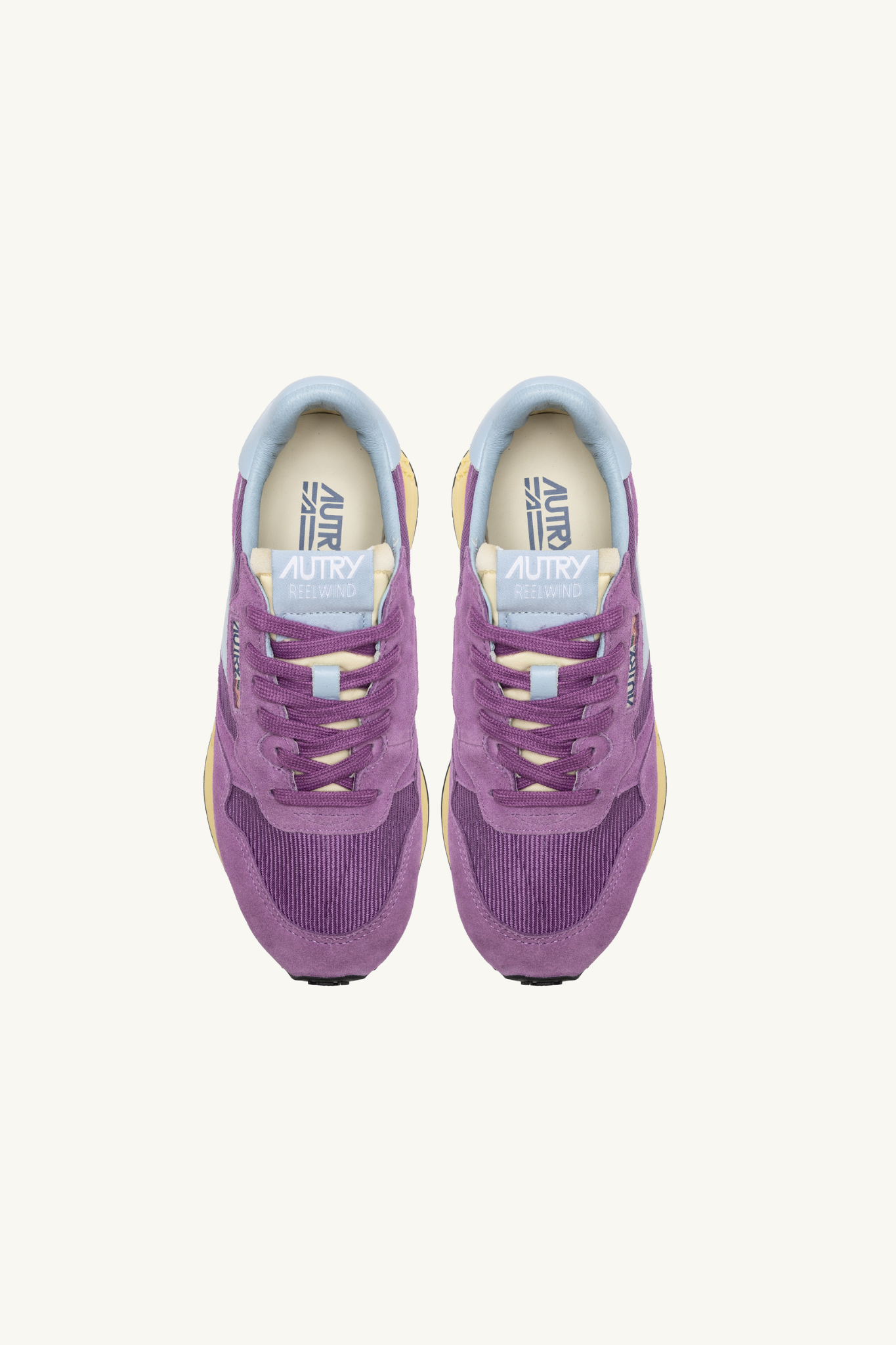WWLW-ES02 - REELWIND LOW WOMEN SNEAKERS - SUEDE/MESH PURPLE/CEL