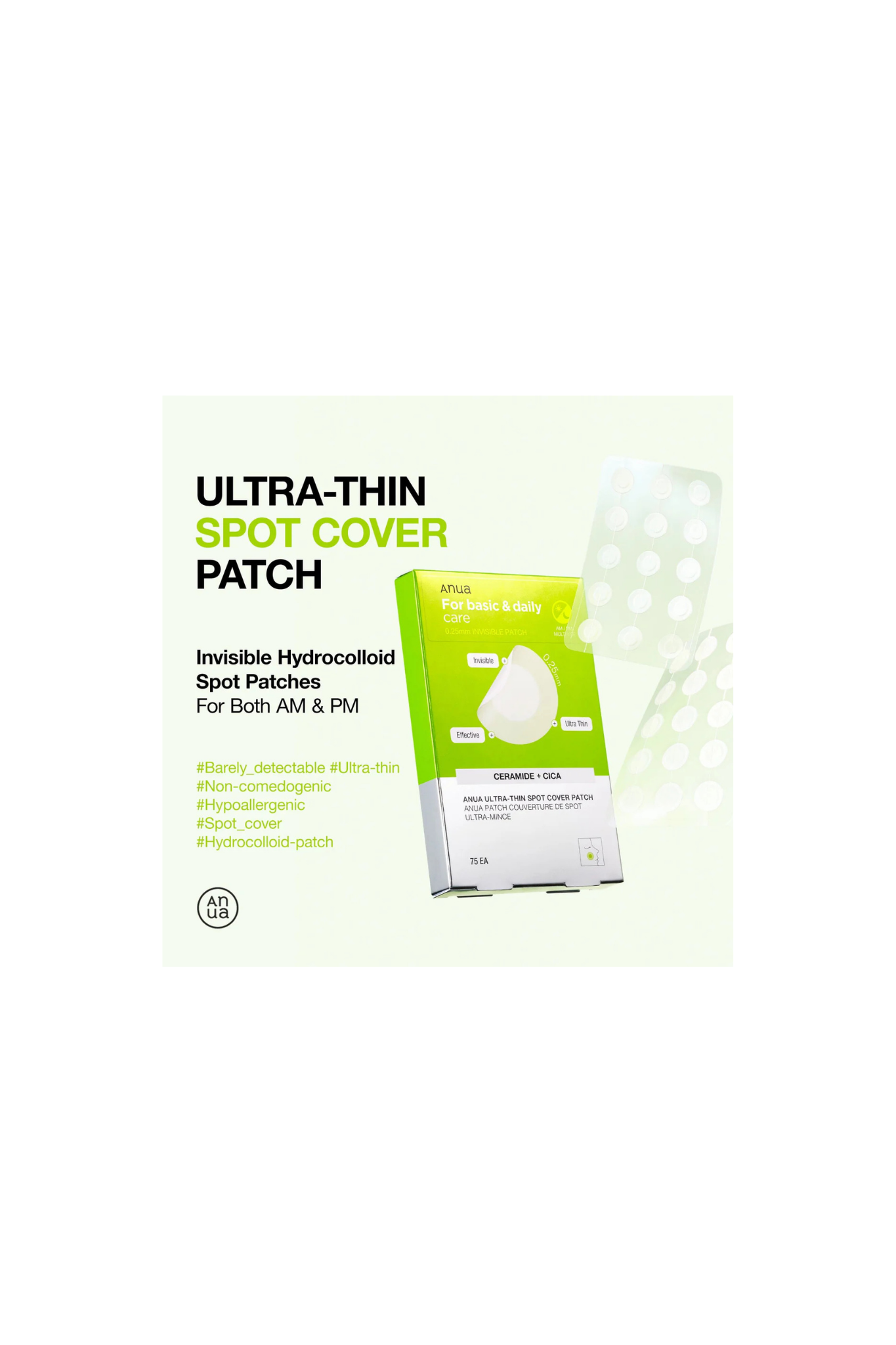 ULTRA THIN SPOT COVER PATCH 75EA