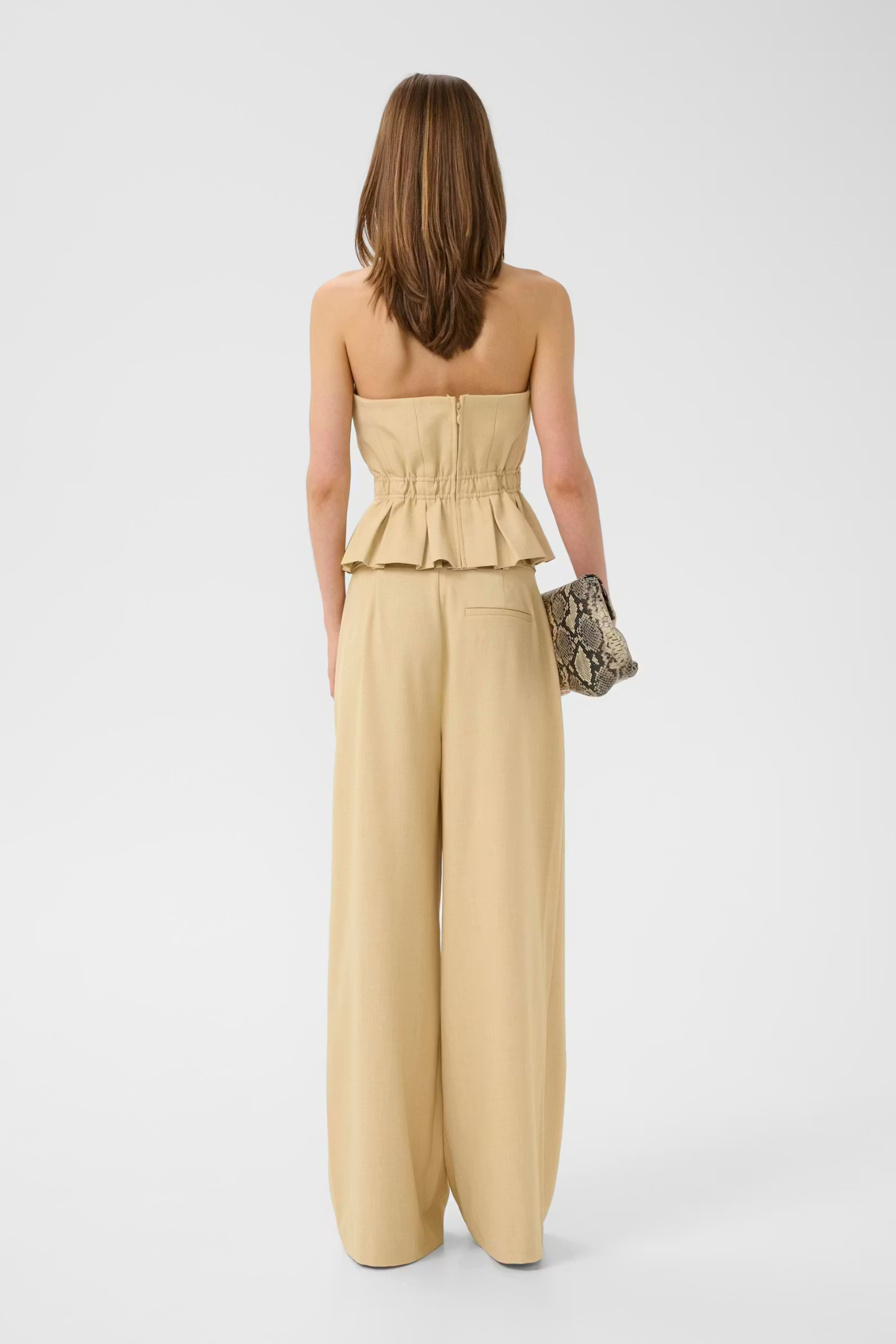 STACY TOP - PALE HAY MELANGE