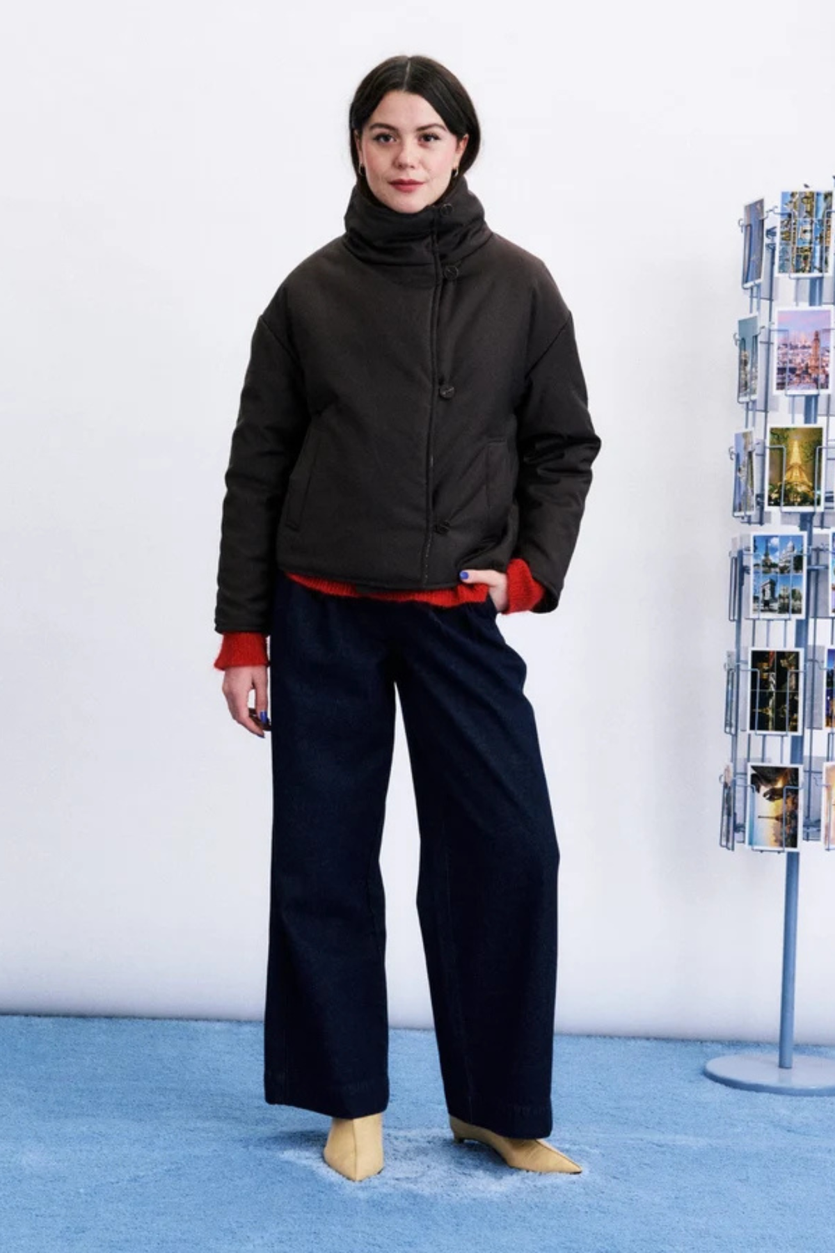 GIONA PUFFER JACKET - CHOCOLAT