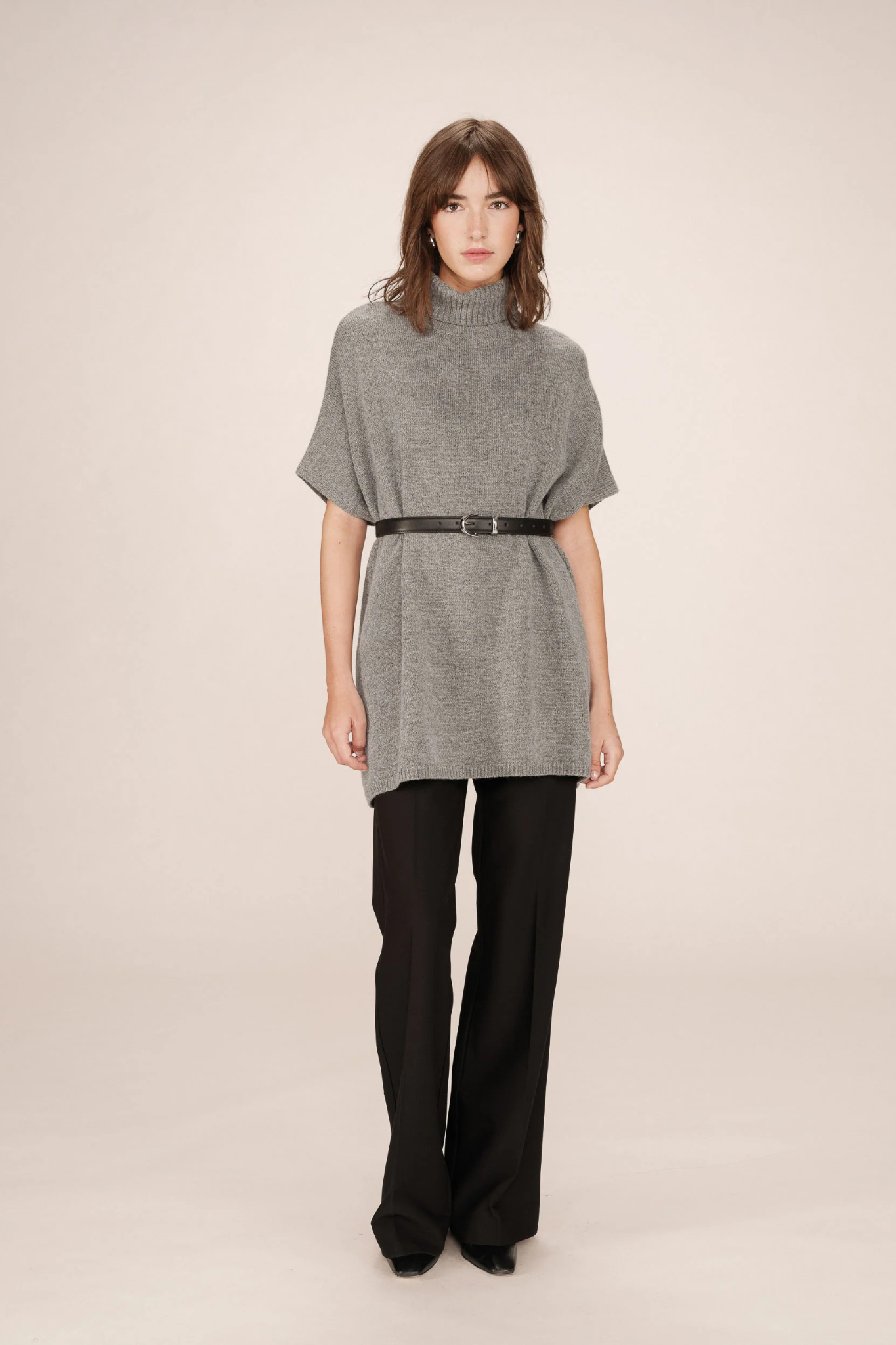 SAISON TURTLENECK KNIT - ANTHRACITE