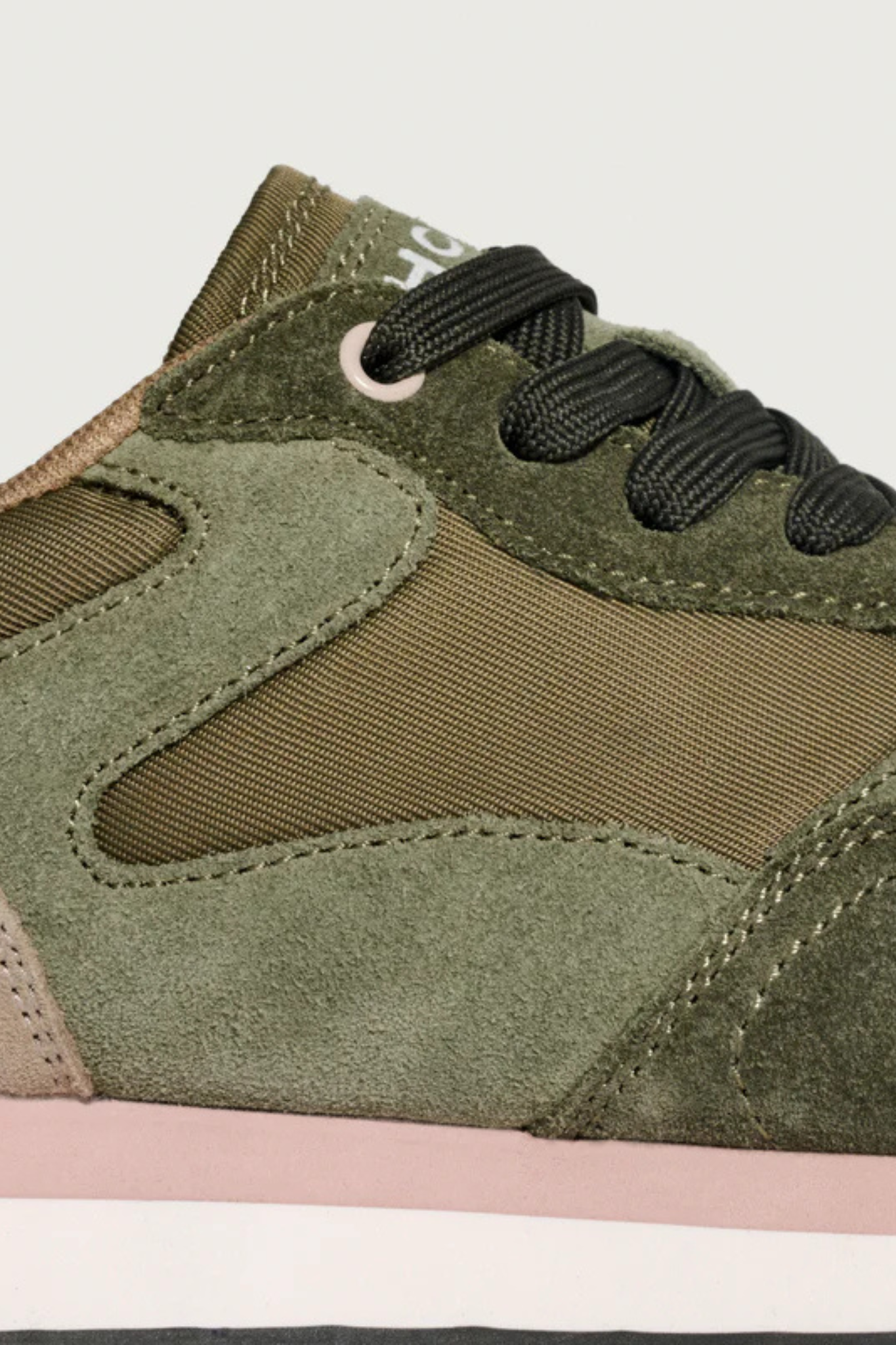 CITY LOS ANGELES WOMEN SNEAKERS - GREEN/BEIGE/BROWN