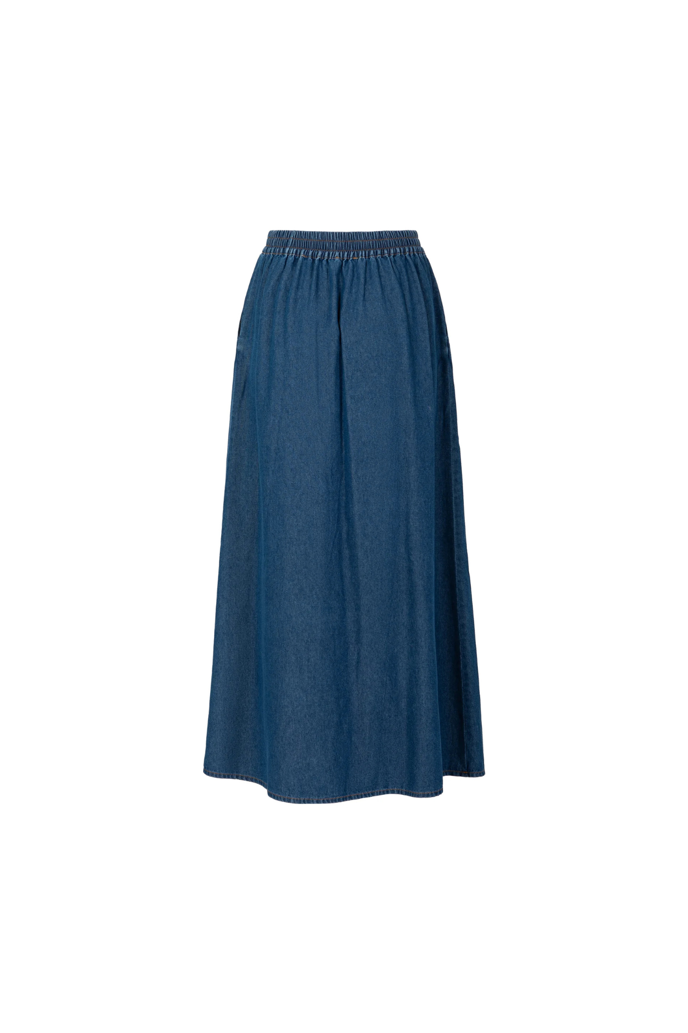 ELLIS DENIM SKIRT - DENIM BLUE