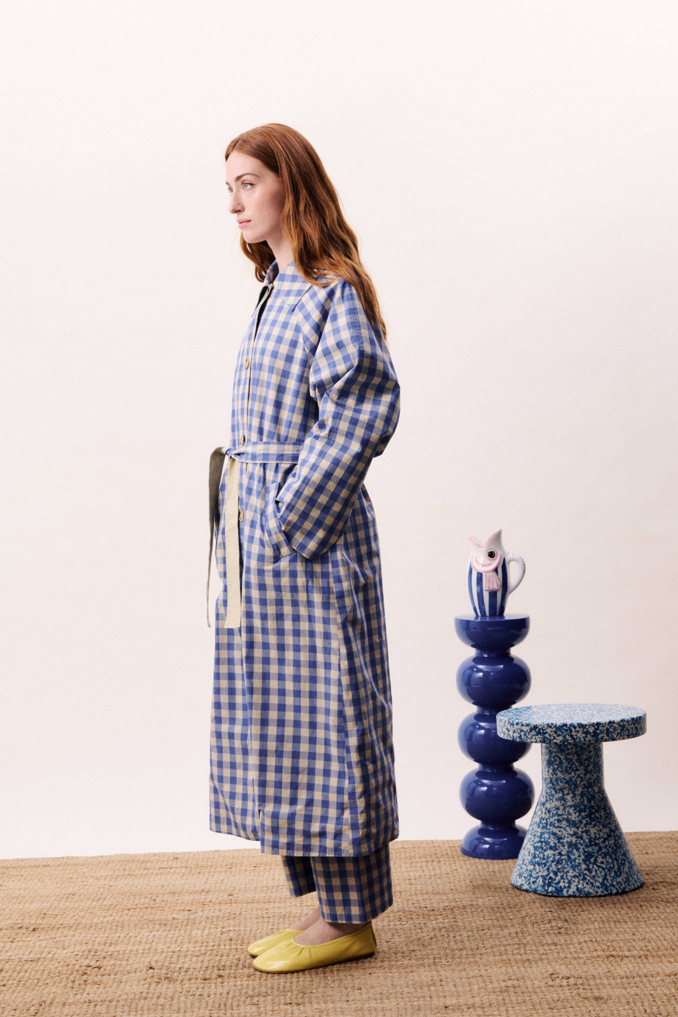POCAHONTAS COAT - AZURE BLUE