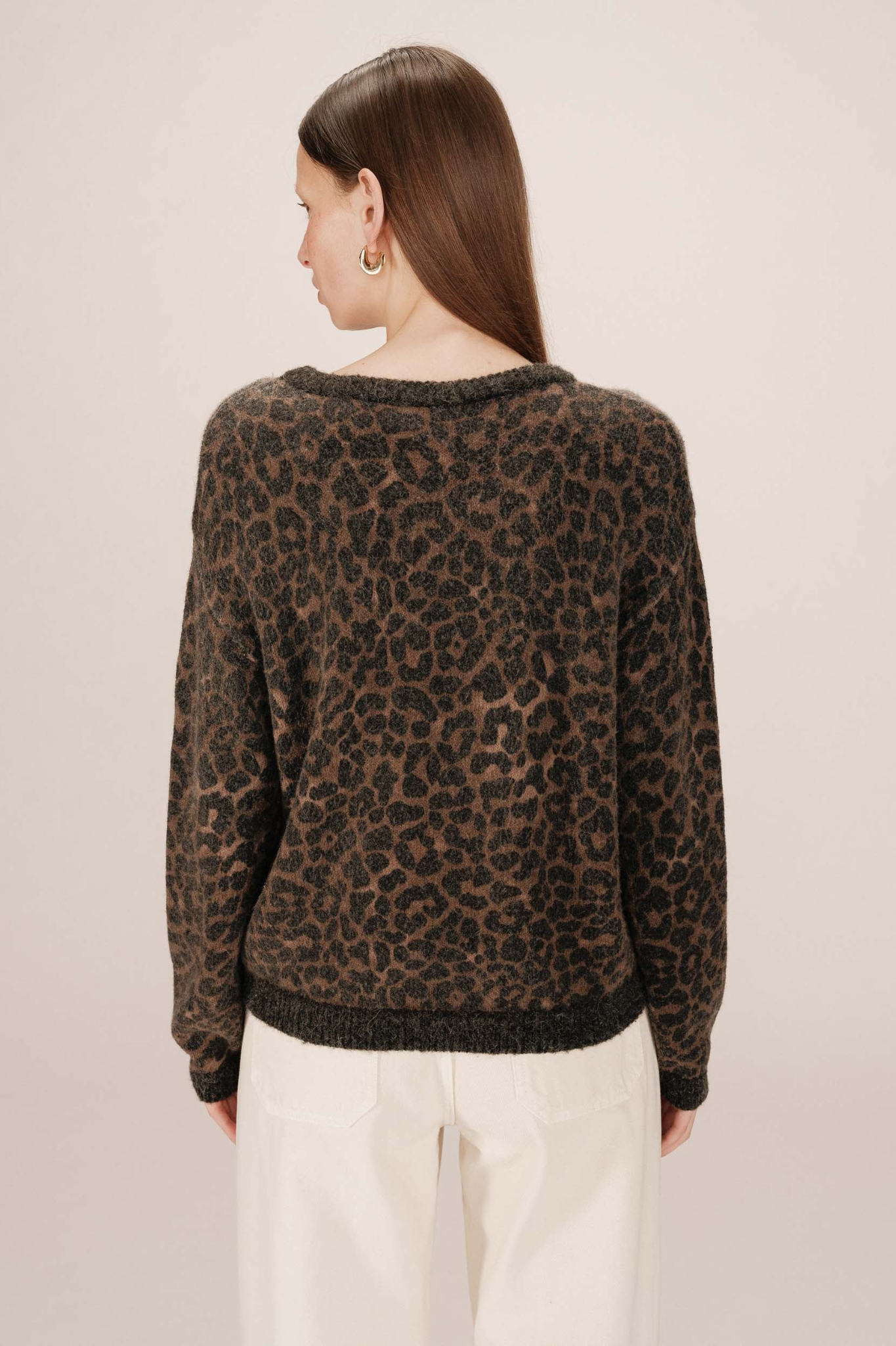 SANTIGOLD SWEATER - LEOPARD