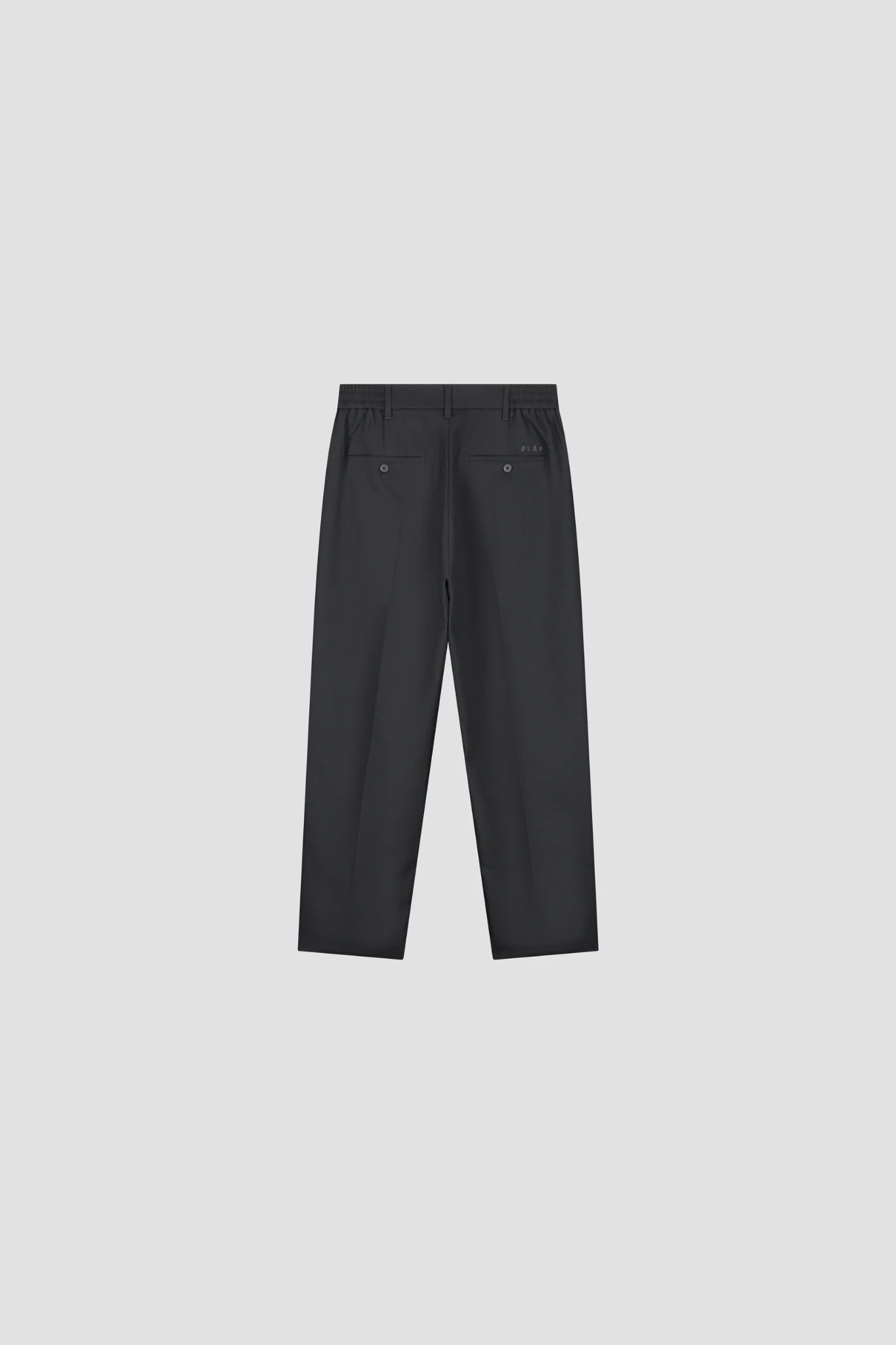 REGULAR TWILL PLEATED PANT - CHARCOAL