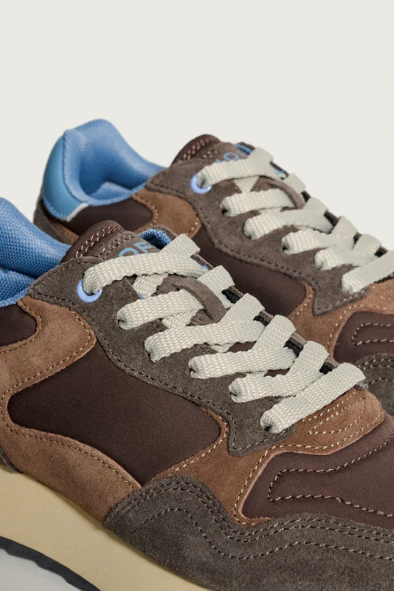 CITY AMSTERDAM WOMEN SNEAKERS - BROW/BLUE