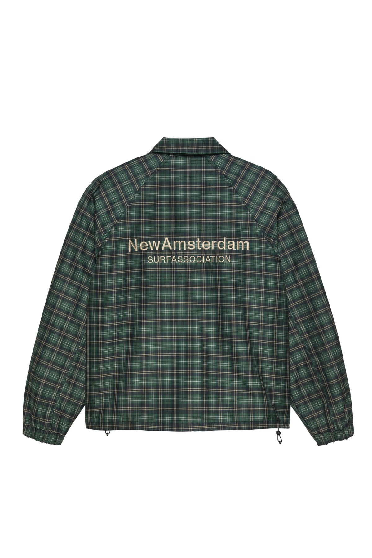 COACH JACKET - GREEN CHECK