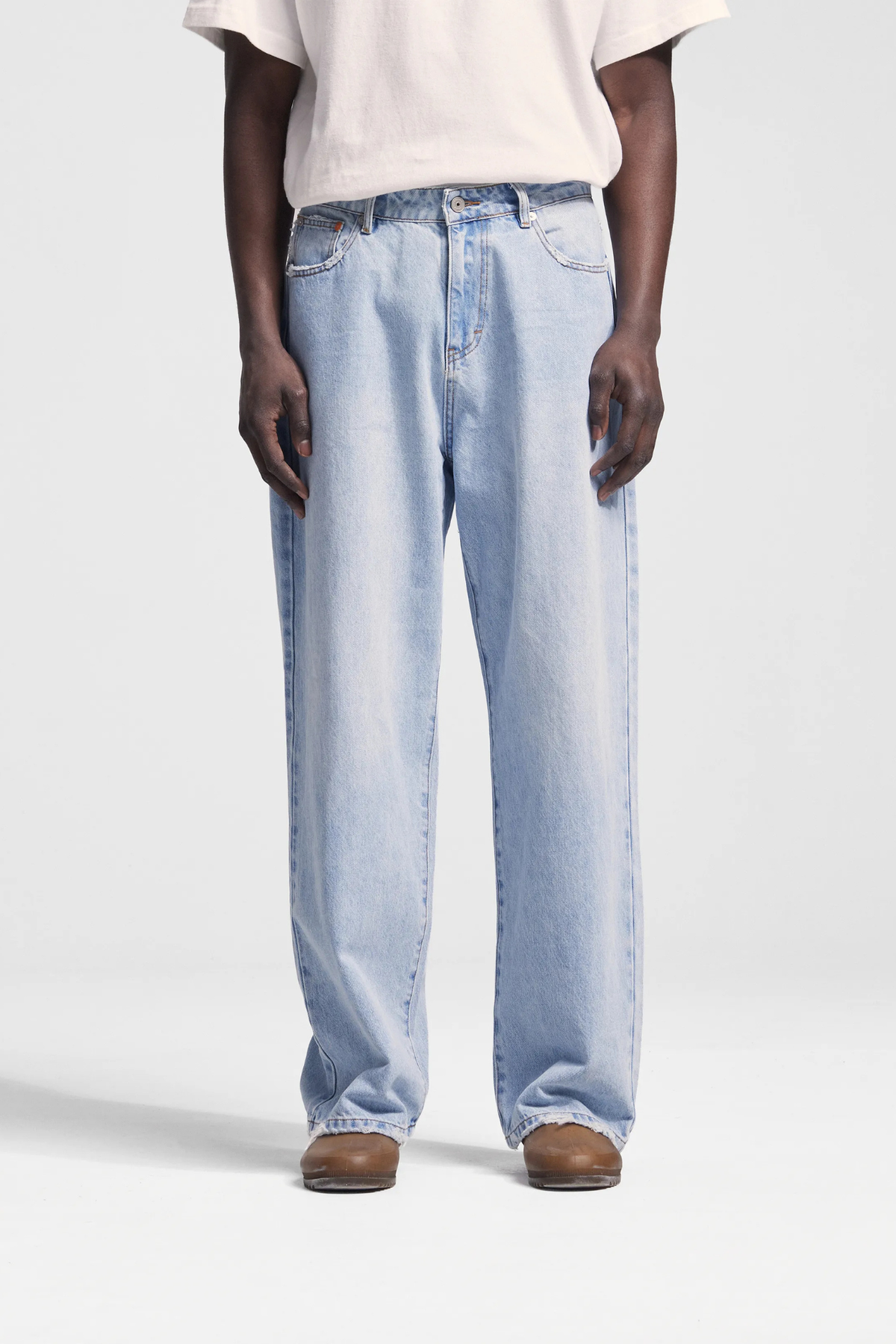 DENIM TROUSERS - LIGHT BLUE