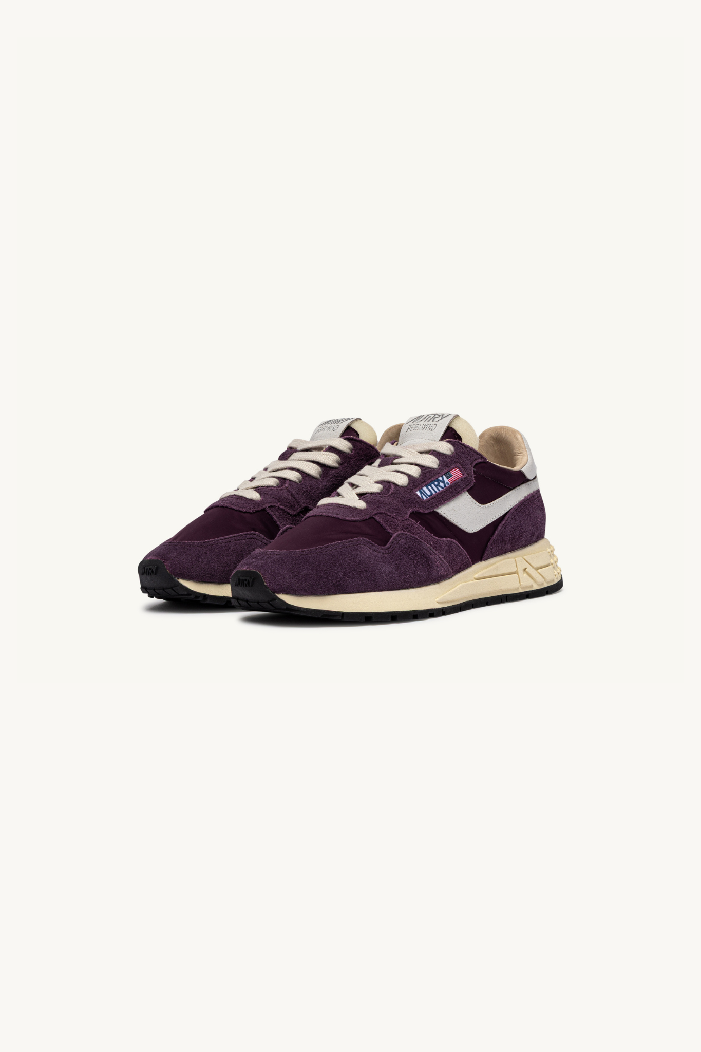 WWLW-NC44 - REELWIND LOW WOMEN SNEAKERS - NYLON/CRACK WHT/WINTBLOOM