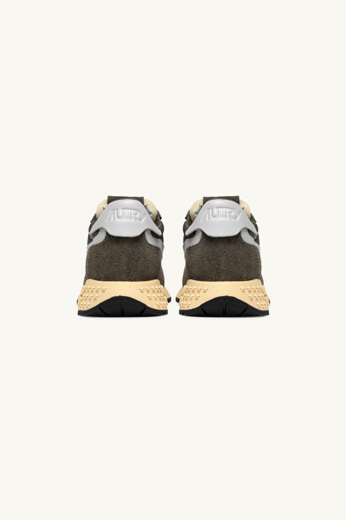 WWLM-UT52 - REELWIND LOW MEN SNEAKERS - SUEDE/NET OLIV/HARBMIST