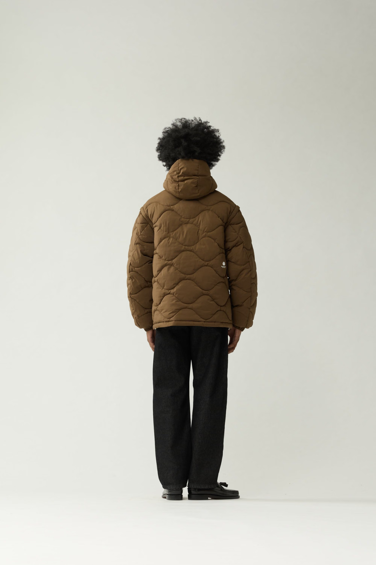 DETACHABLE JACKET - OLIVE