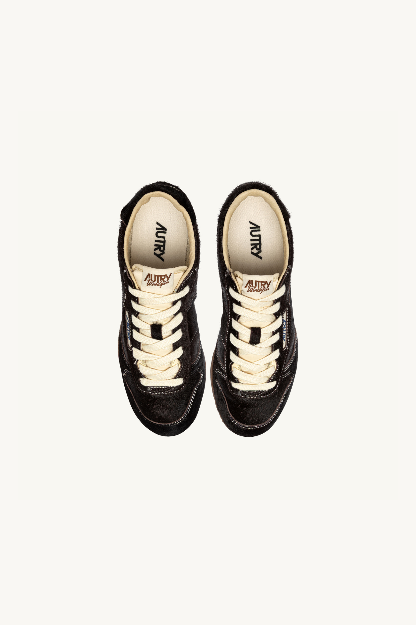 WSLW-BN01 - WINDSPIN LOW WOMEN SNEAKERS - PONY/MONO BROWN
