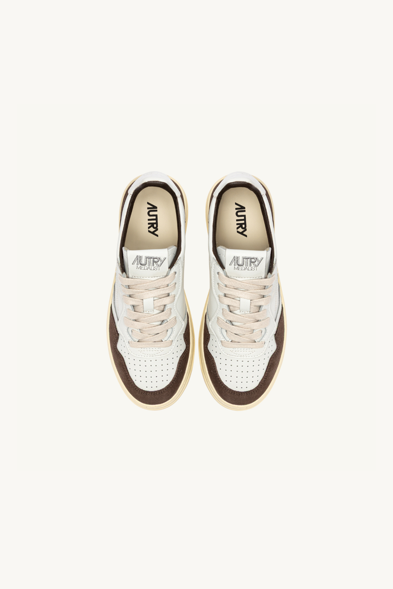 AULM-FT19 - MEDALIST LOW MEN SNEAKERS - SOFLEA/SUE WHT/MOGANO