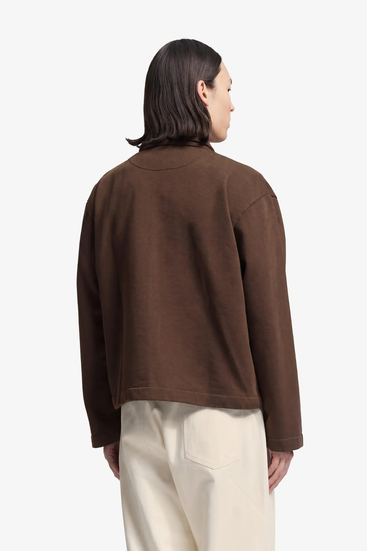 SCRIPT LOGO FULL ZIP - BROWN