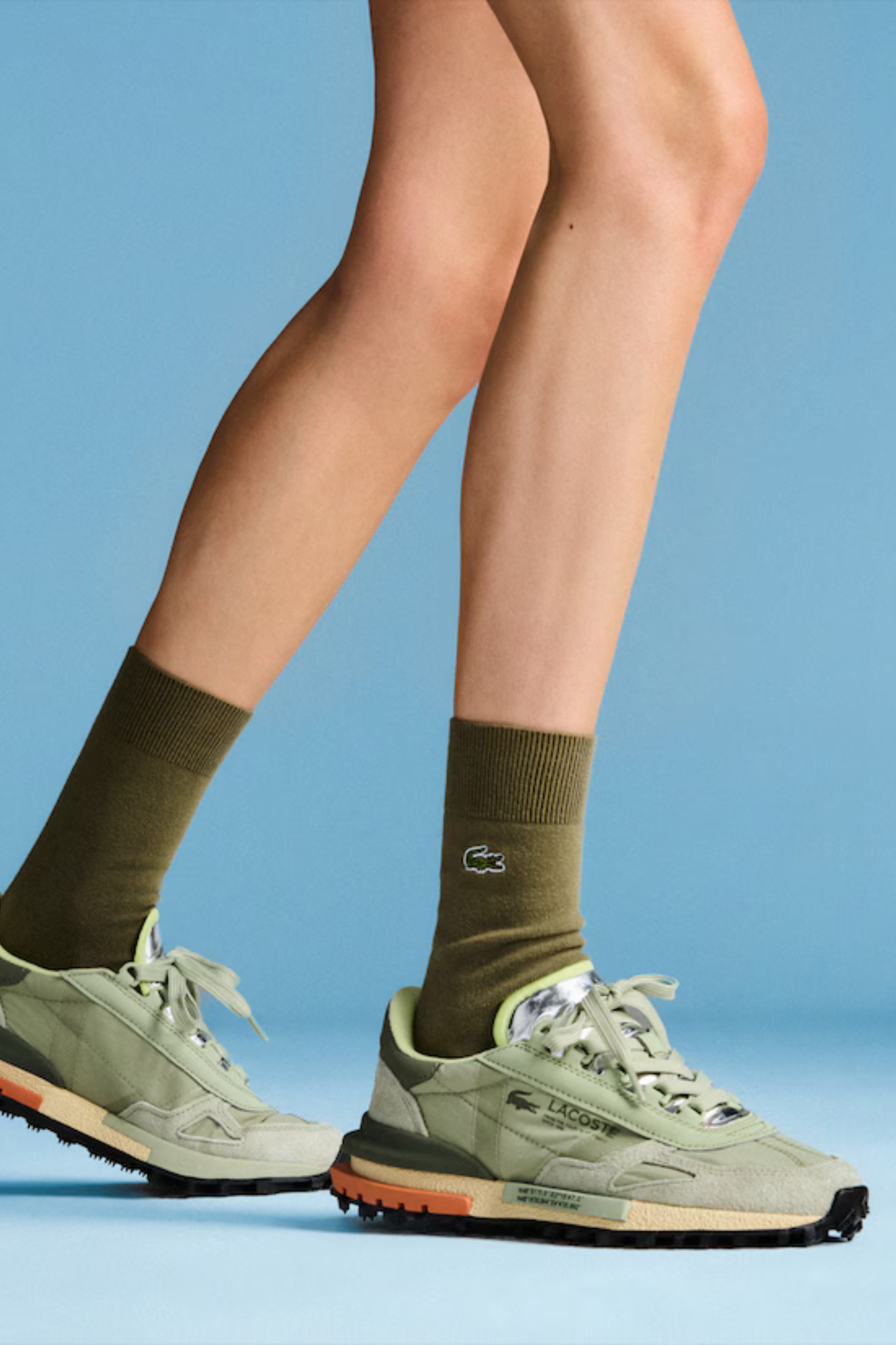 ELITE ACTIVE WOMEN SNEAKERS - LT KHAKI/SILVER