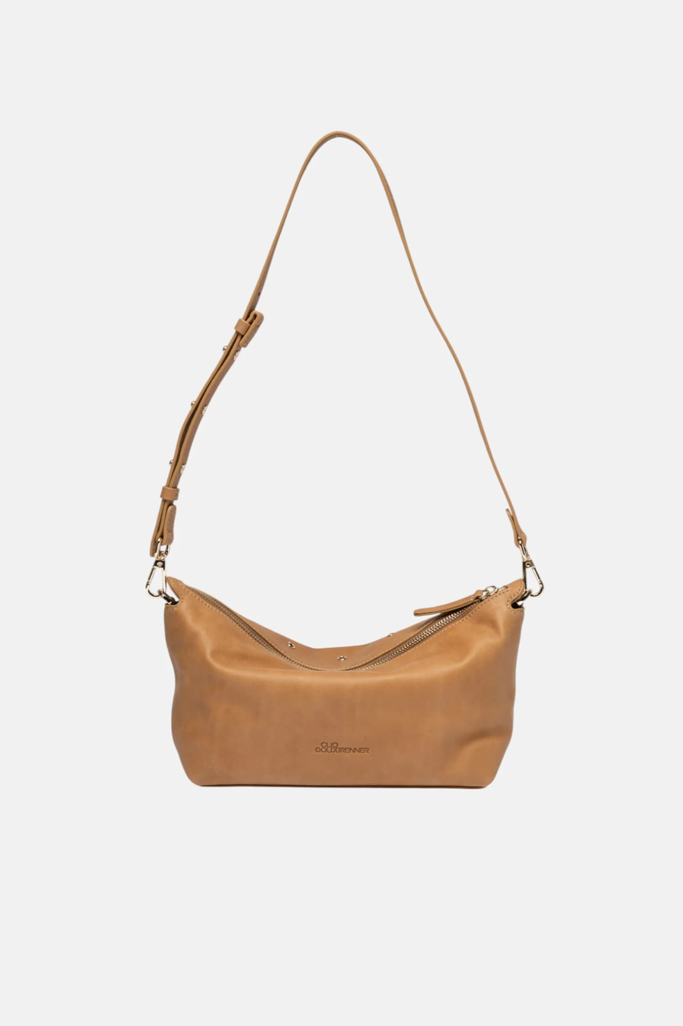 STELLA EYELETS BAG - CAMEL