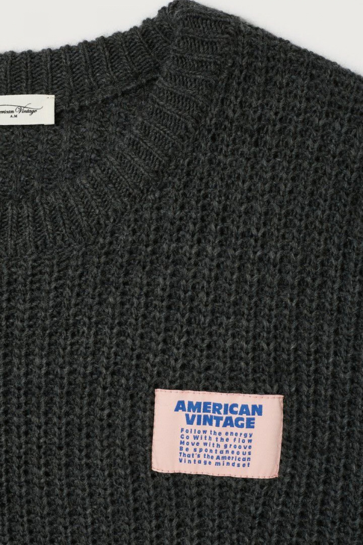 CYROW SWEATER MEN - ANTHRACITE CHINE