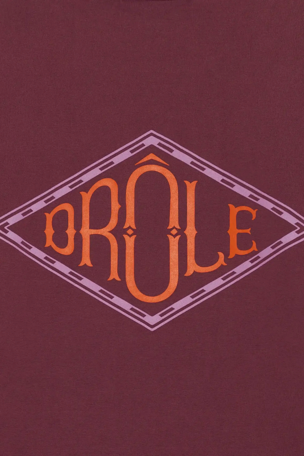 DROLE CARDS PRINT LONGSLEEVE T-SHIRT - BORDUURROOD