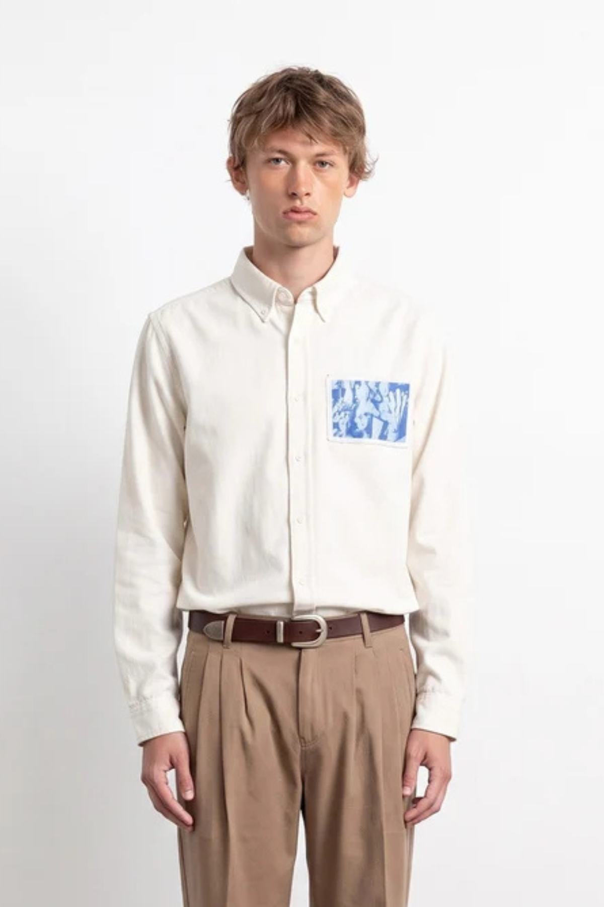 STUDIO SHIRT - PLAIN OFF WHITE