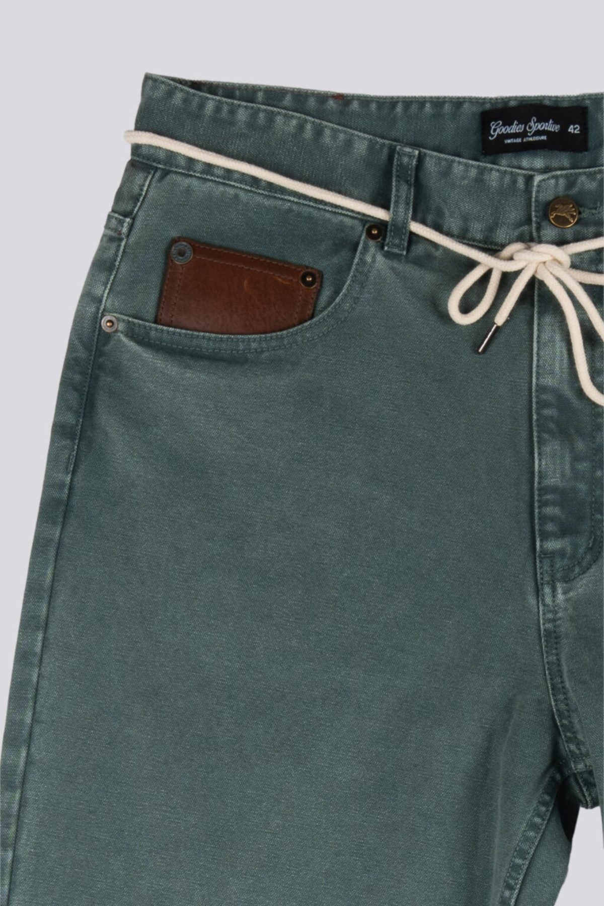 EVERYDAY QUARTIER PANTS - WASHED GREEN
