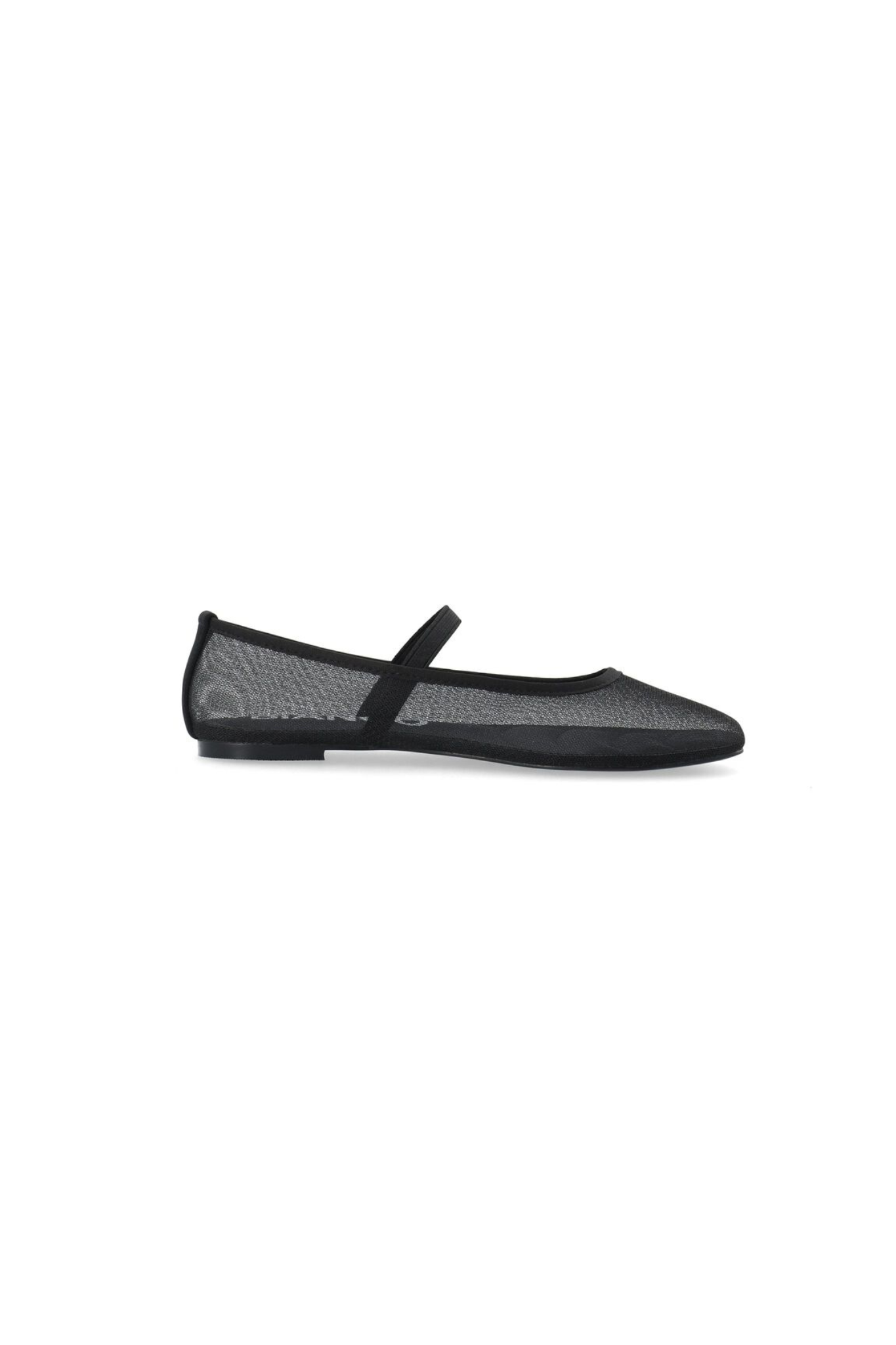 LILJA MESH BALLERINA SHOES - BLACK