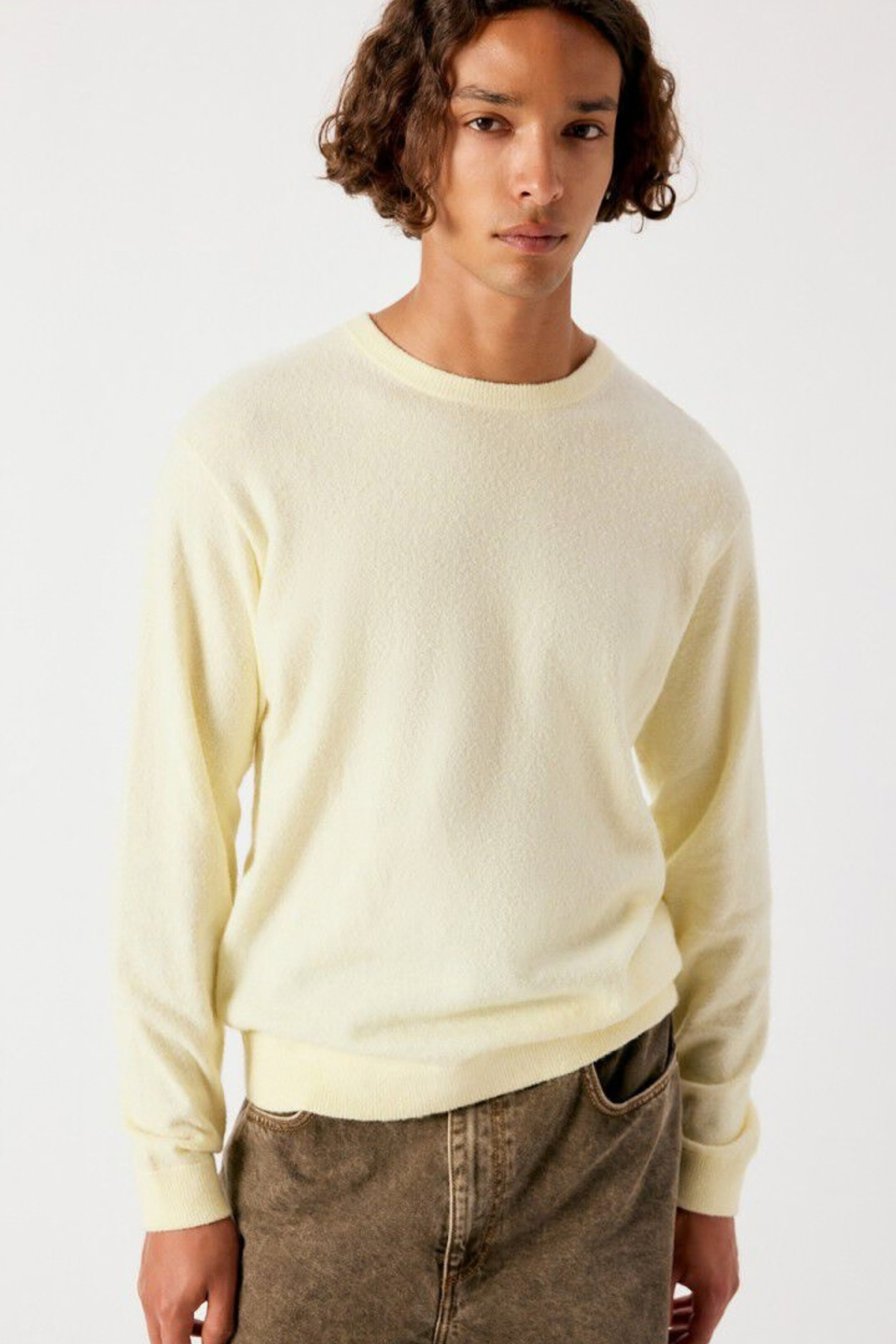 OUITY SWEATER MEN - LIMONADE CHINE