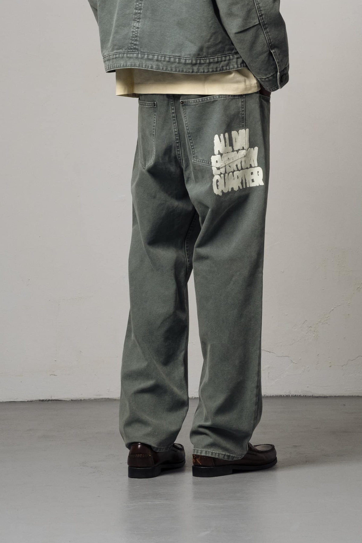EVERYDAY QUARTIER PANTS - WASHED GREEN