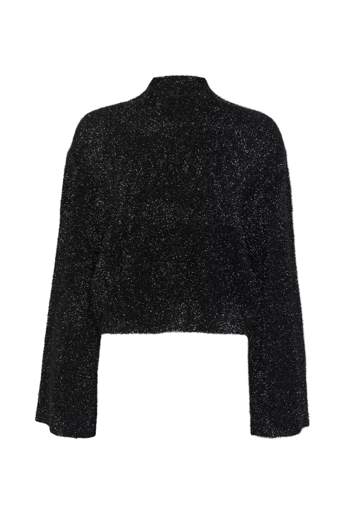 FLINA LS PULLOVER - BLACK