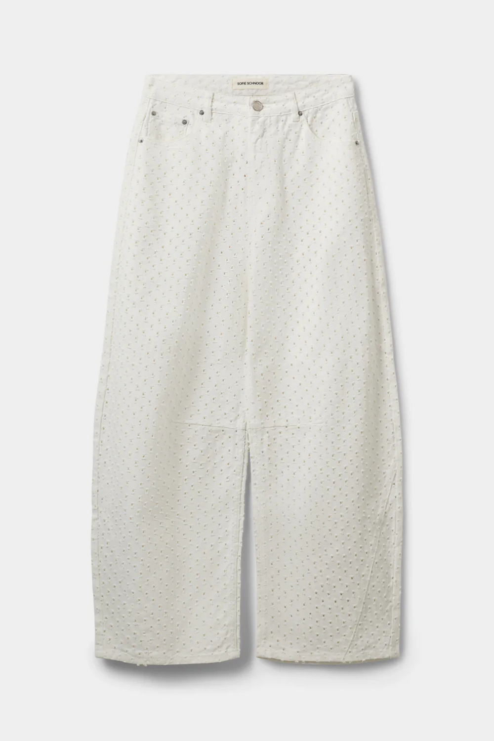 TOMAR BARREL SHAPE JEANS - OFF WHITE