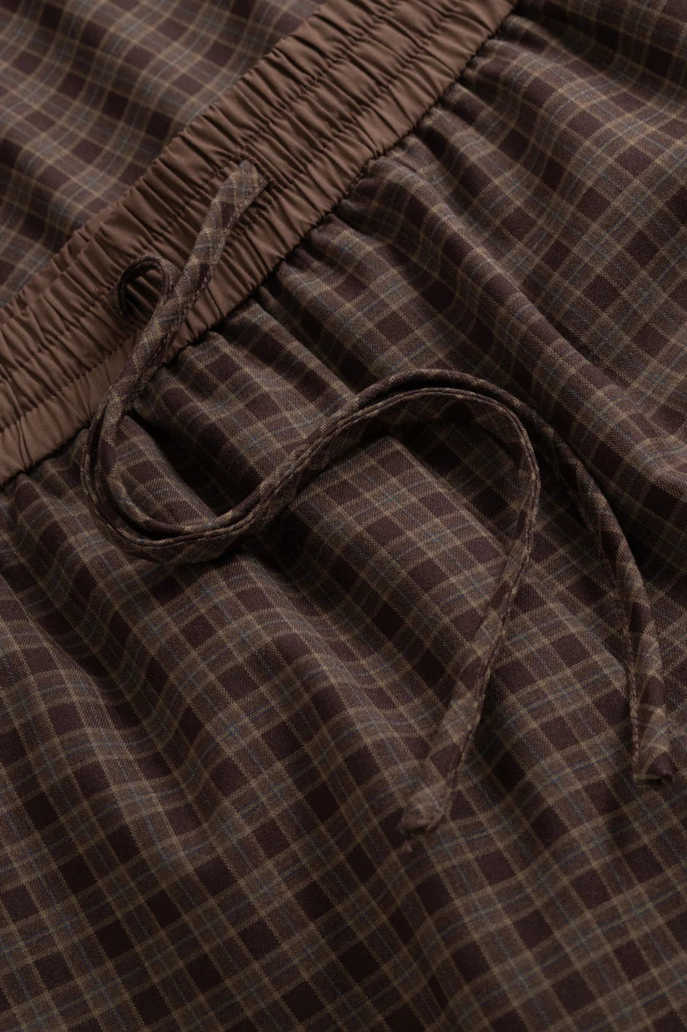 MAHA MW PANTS - DEVANA BROWN CHECK