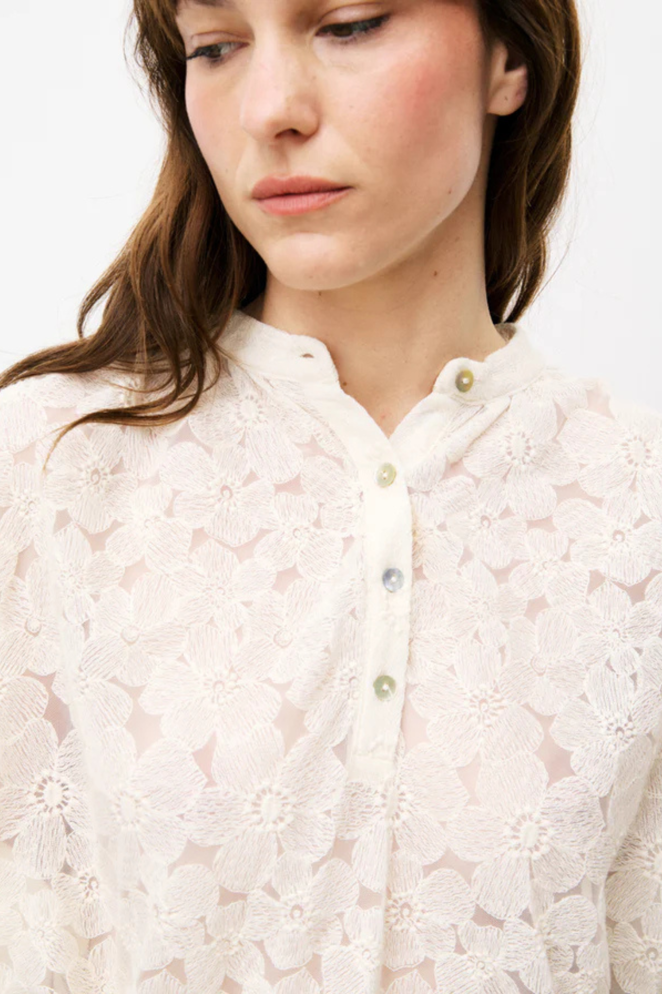 NORHEN BLOUSE - CREME