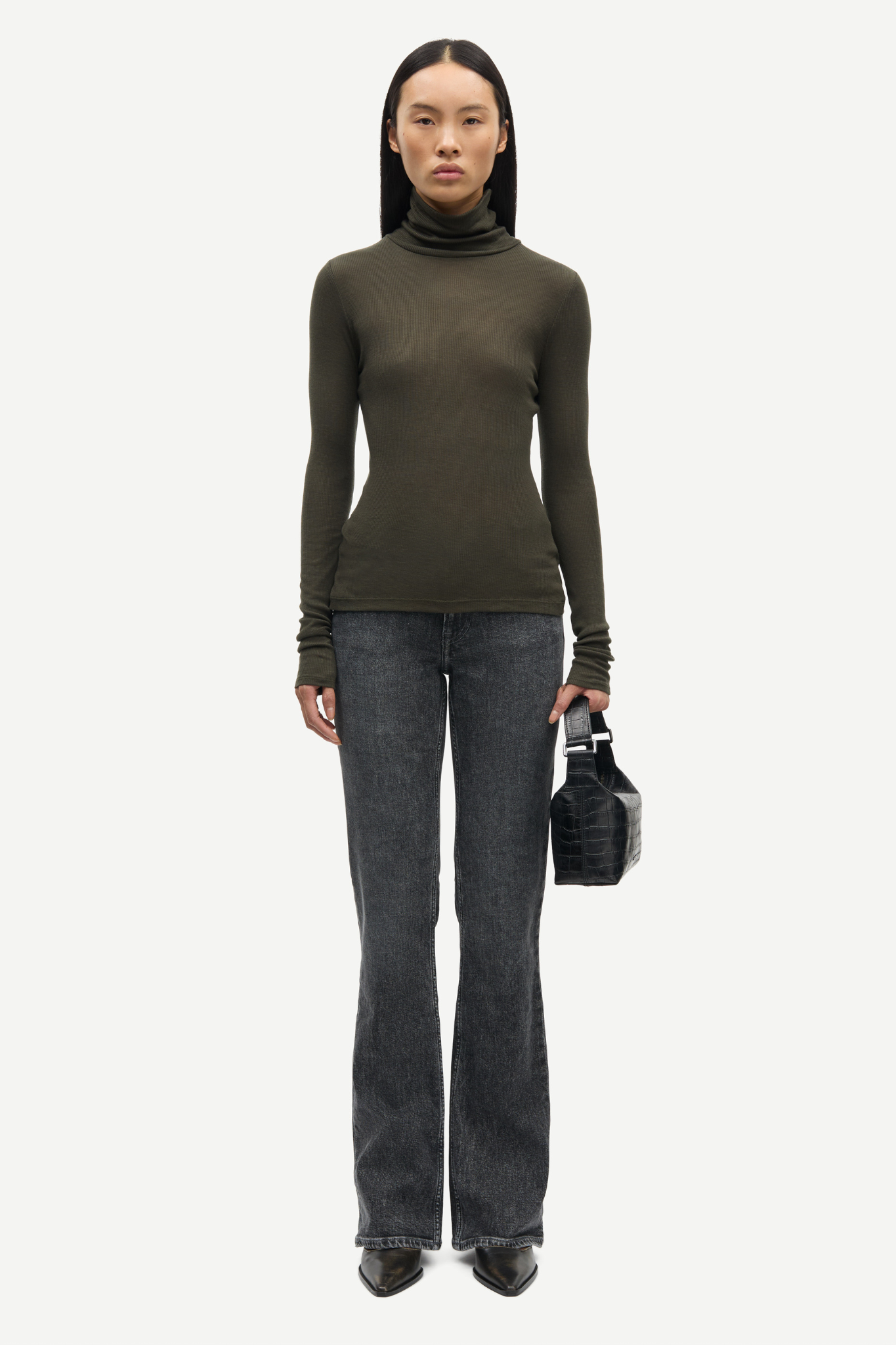 SONNET LS T-NECK - DEEP FOREST