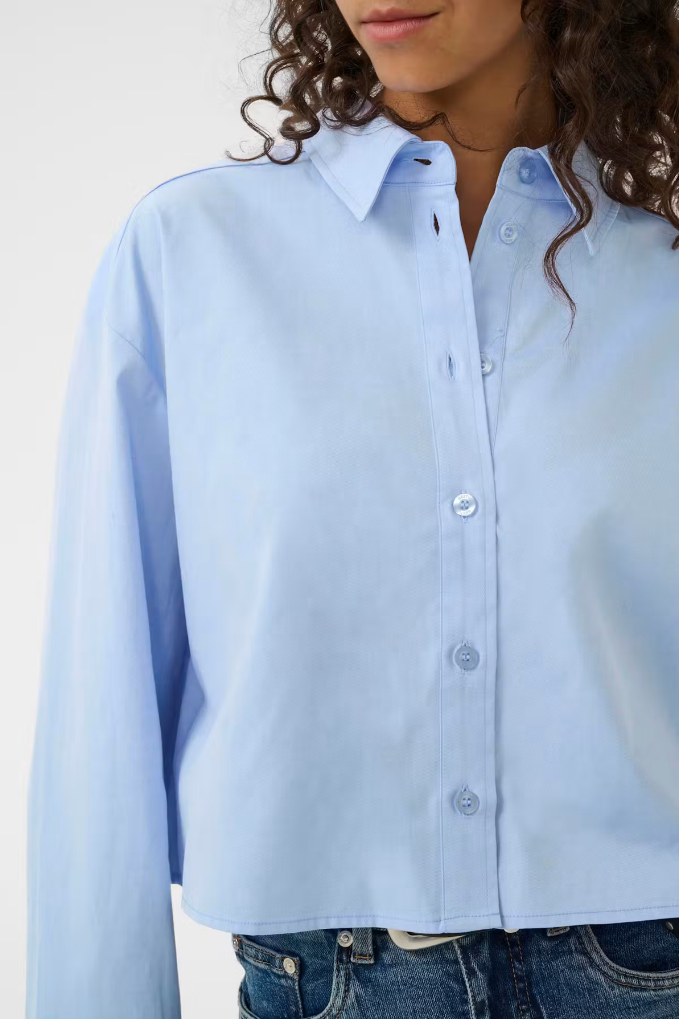 YORK SHORT SHIRT - CHAMBRAY BLUE MELANGE
