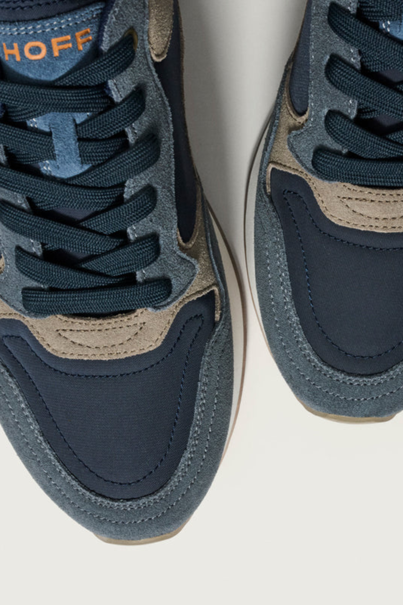 CITY VENICE MEN SNEAKERS - BLUE/ORANGE/BROWN