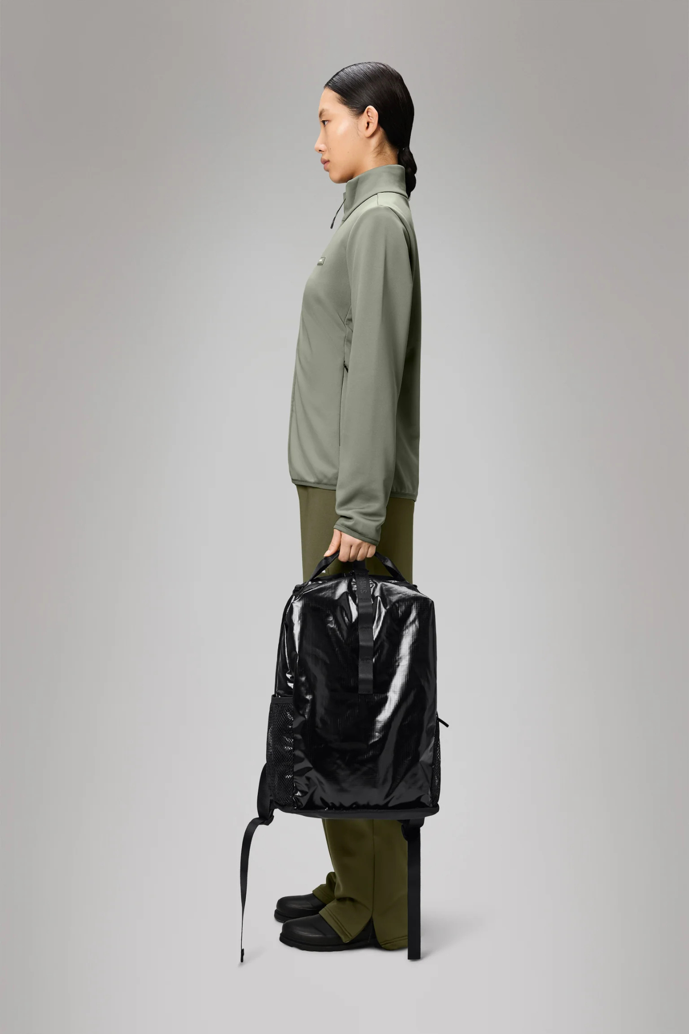 SIBU CLIP FRONT BACKPACK W3 - BLACK