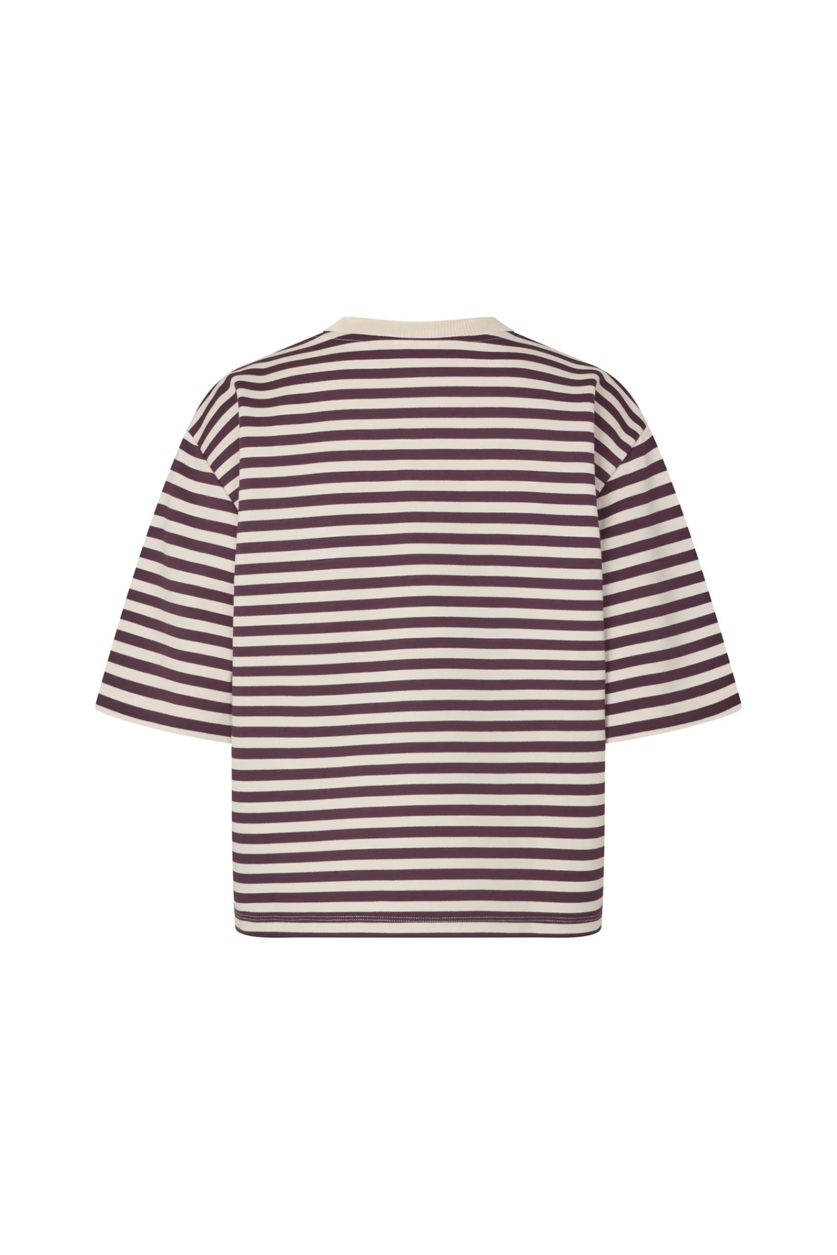 EMRYS BETSY GESTREEPT T-SHIRT - PURPLE SUGAR