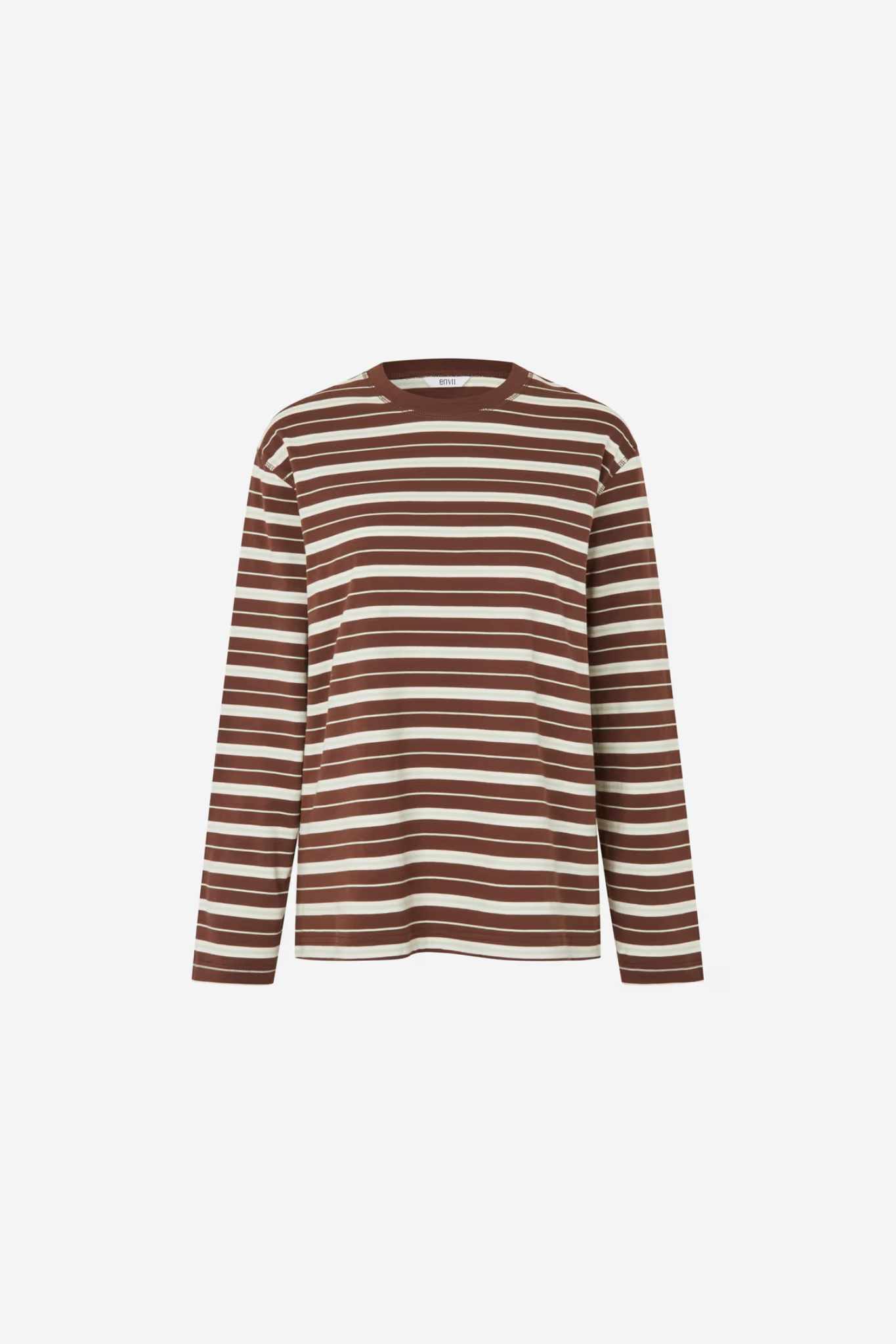 KULLA LS STRIPE T-SHIRT - PINE BOK STRIPE