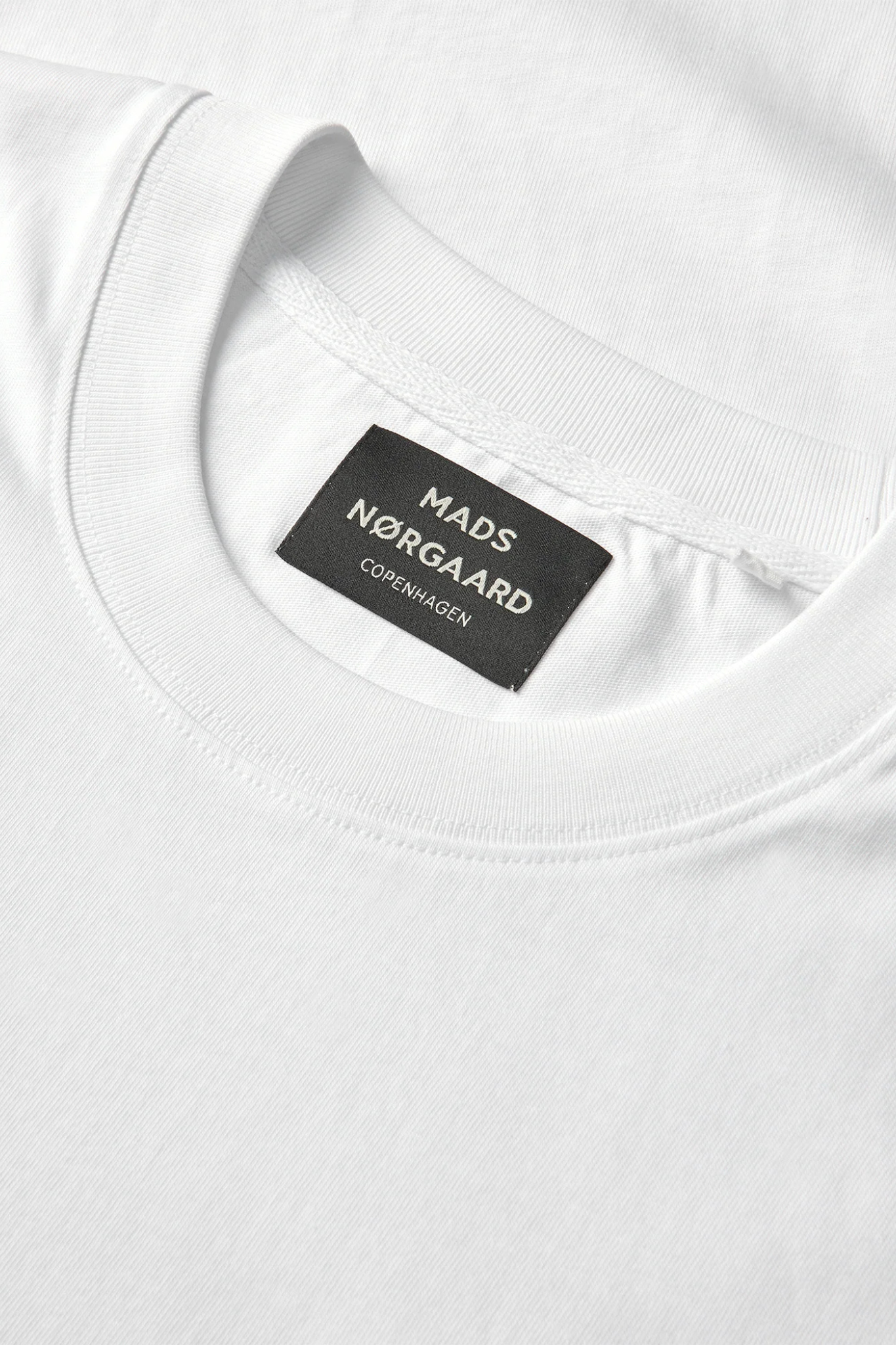 COTTON JERSEY FRODE LOGO TEE - WHITE