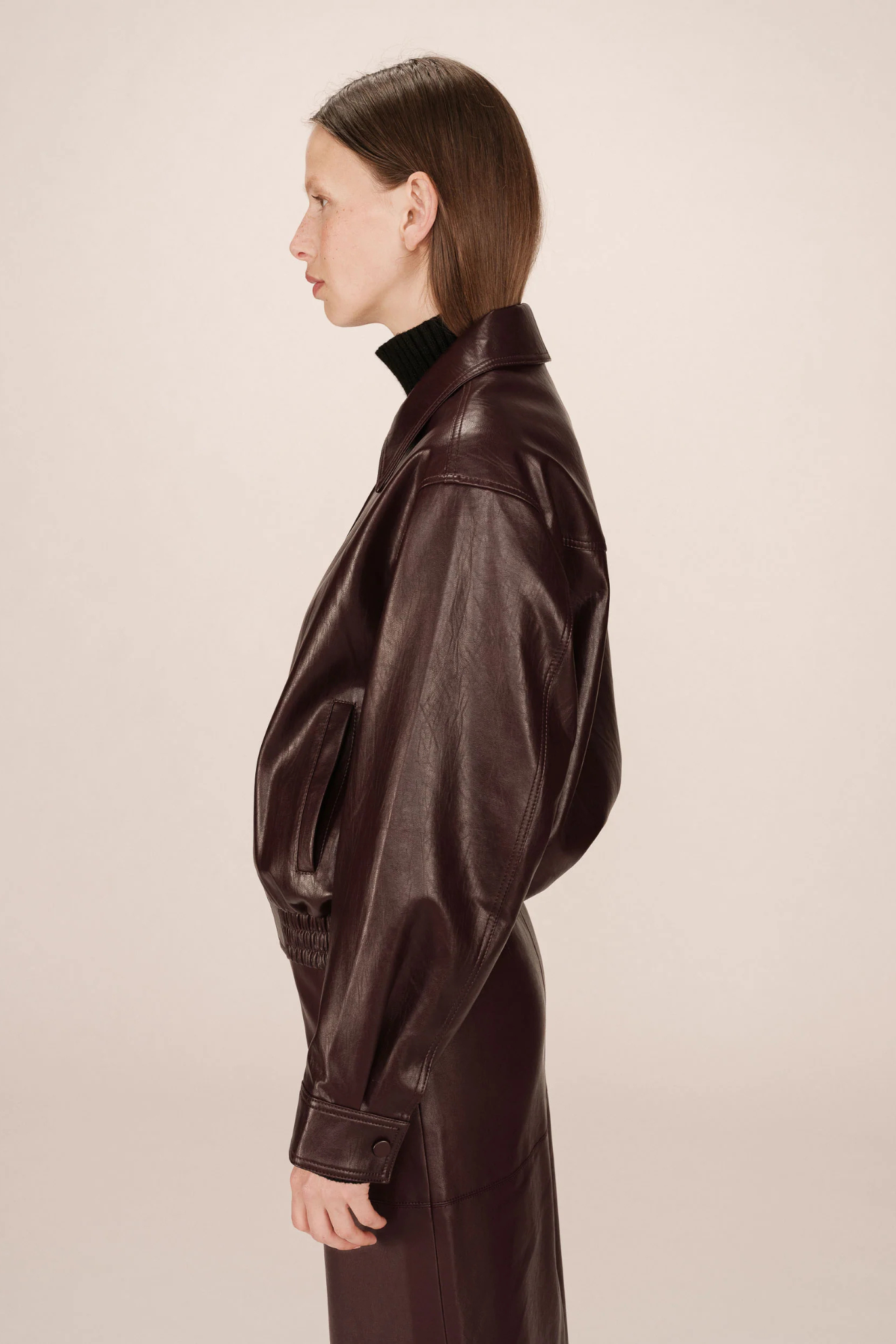 SUNISA JACKET - BORDEAUX