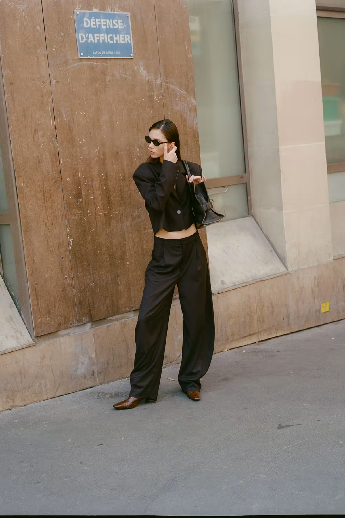 LAVANA HW PANTS - BROWN CHECK
